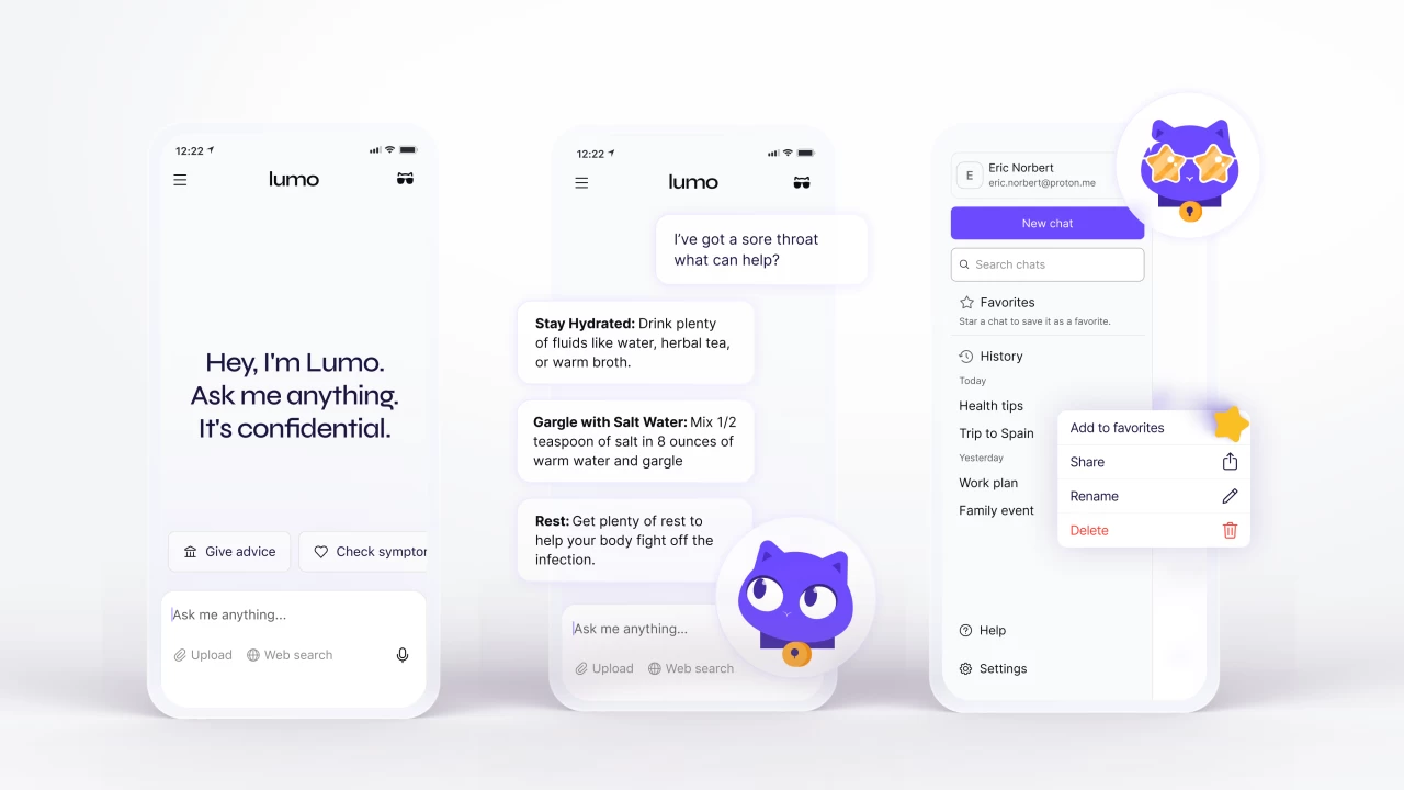 AI assistant Lumo by Proton