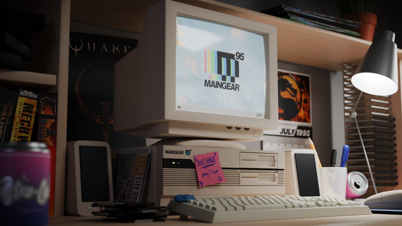 Компьютер "как из детства": Maingear Retro95 – зверь в ретро-обертке