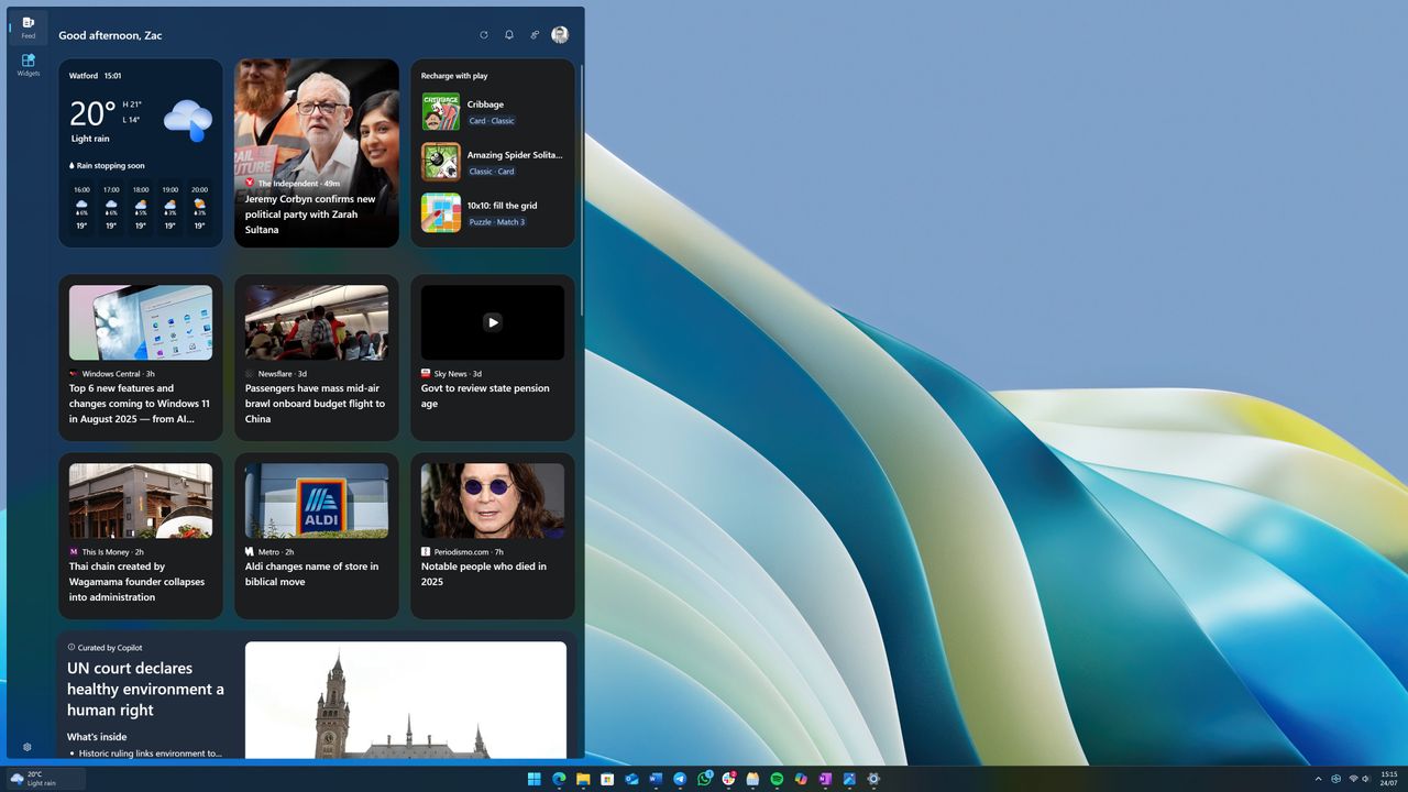Windows 11 готовится удивить: Искусственный интеллект подбирает новости прямо на вашем рабочем столе!