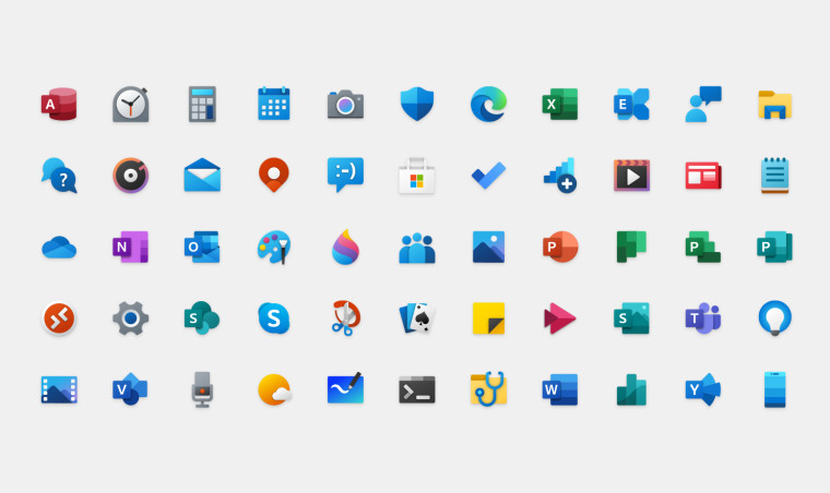 Иконки Fluent Design