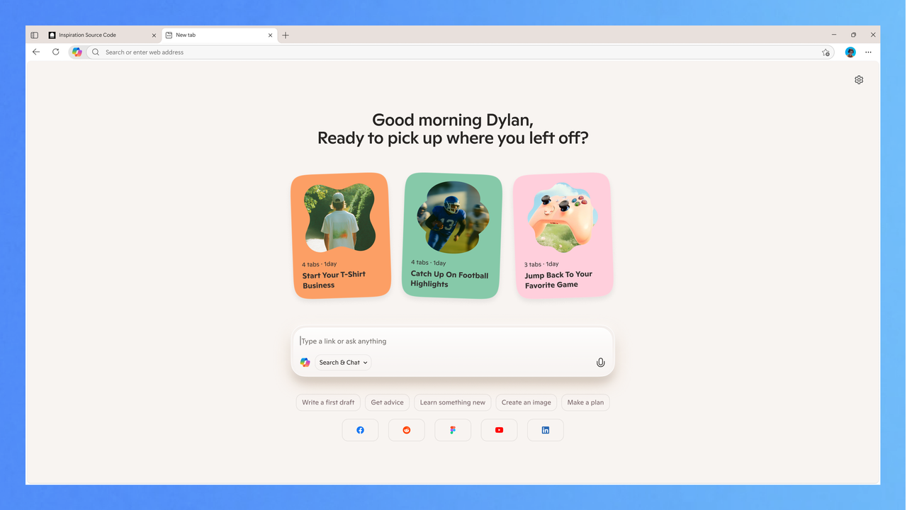 Изображение к статье: Edge на базе ИИ: Microsoft меняет браузер, добавляя "Режим Copilot" - Edge на MSReview.net