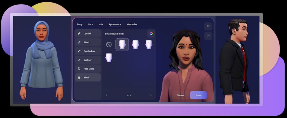 Microsoft Teams avatar customization