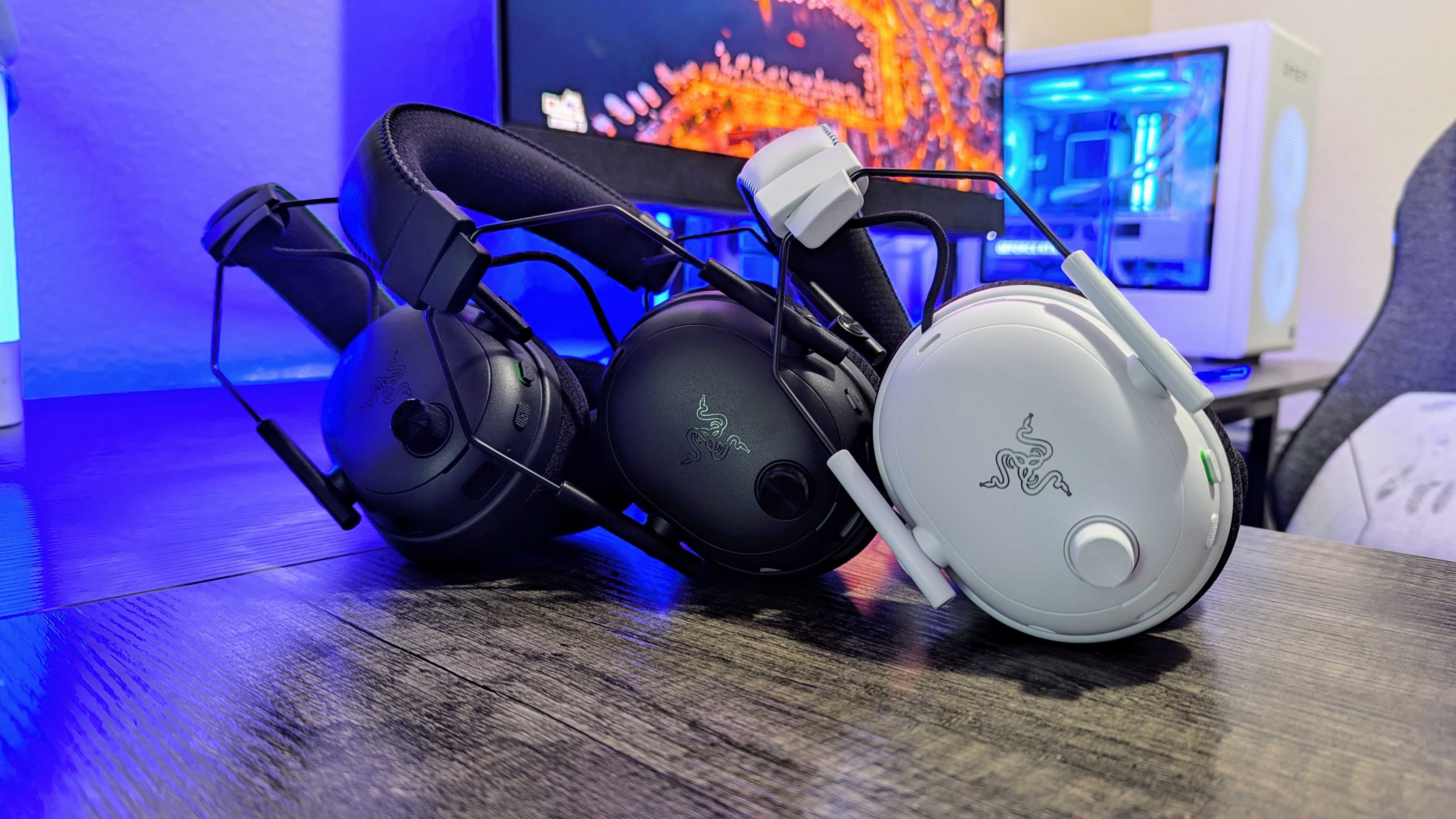 Изображение беспроводной игровой гарнитуры Razer BlackShark V3 Pro.