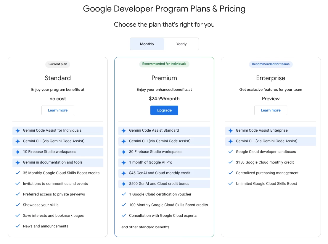 Google Developer Program