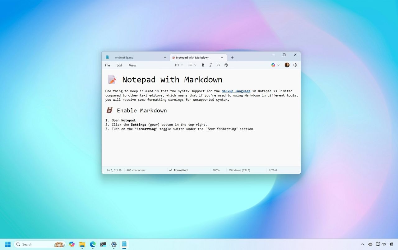 Пишите красиво прямо в "Блокноте": как использовать Markdown в Windows 11