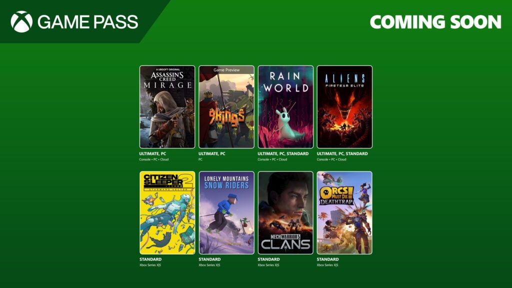 Что нового в Xbox Game Pass в августе: Assassin's Creed возвращается!