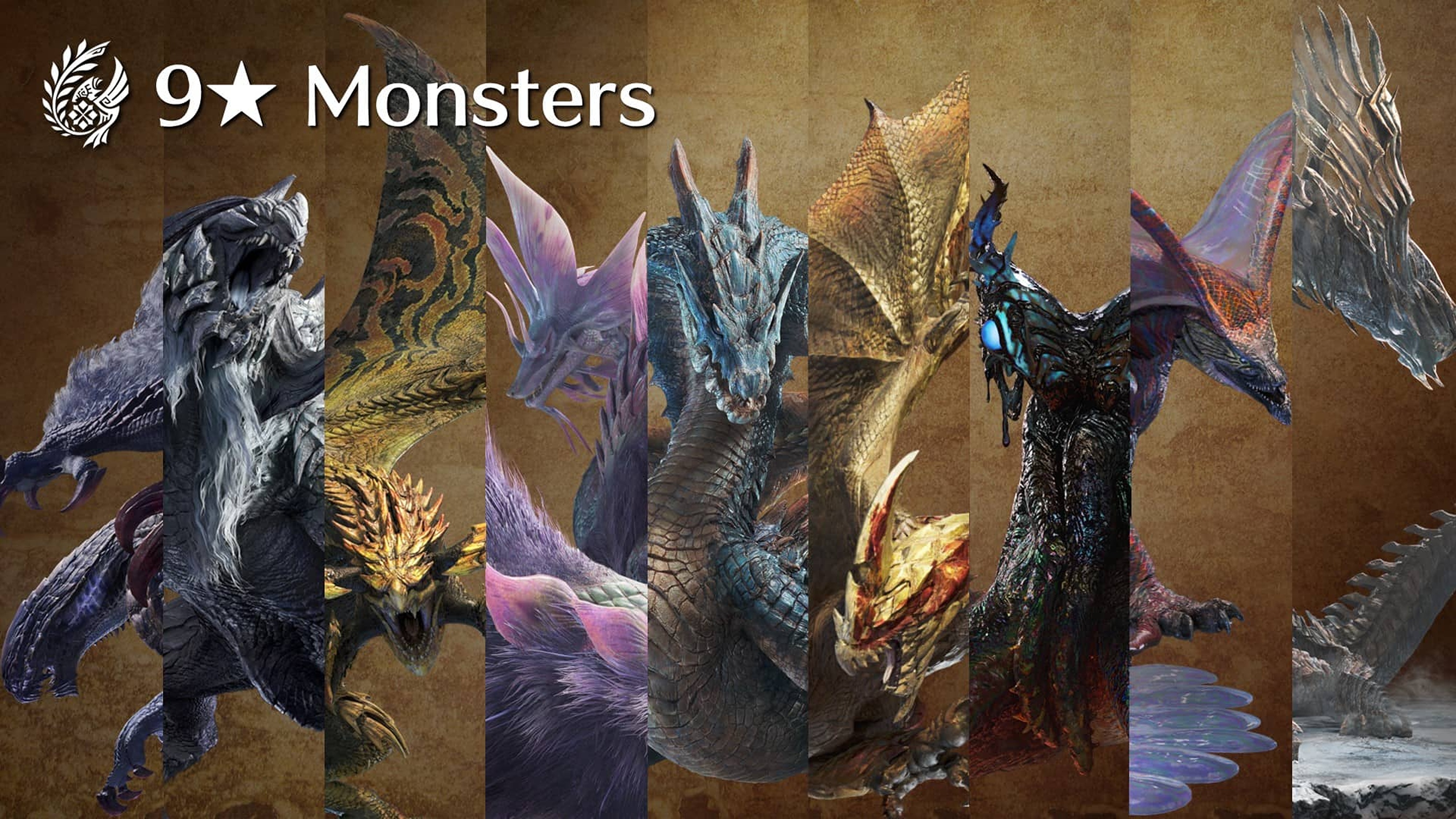 Слайдер новых Закаленных Монстров для Monster Hunter Wilds