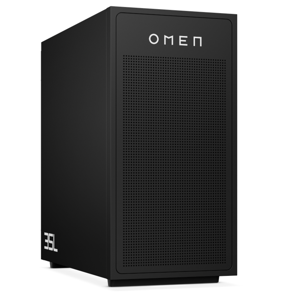 Визуализация игрового ПК HP OMEN 35L (2025) Stealth Edition.