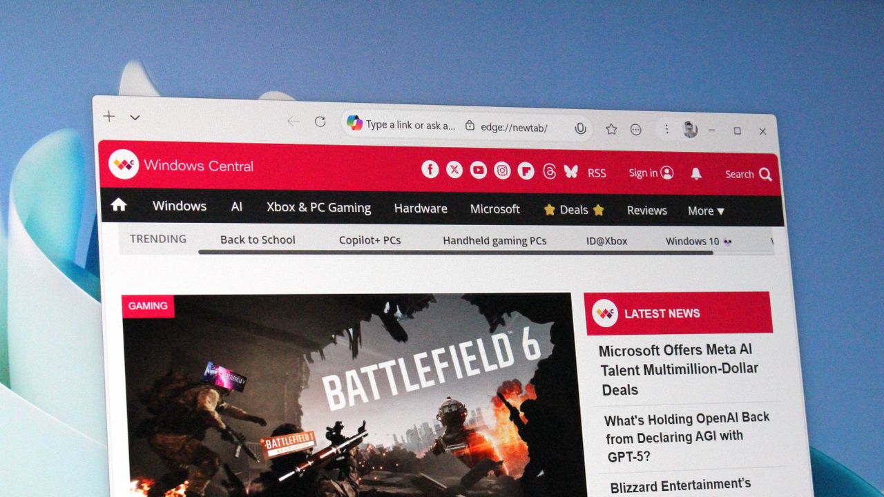 Microsoft Edge готовится к масштабному обновлению с искусственным интеллектом? Взгляд на новый интерфейс с Copilot в центре внимания