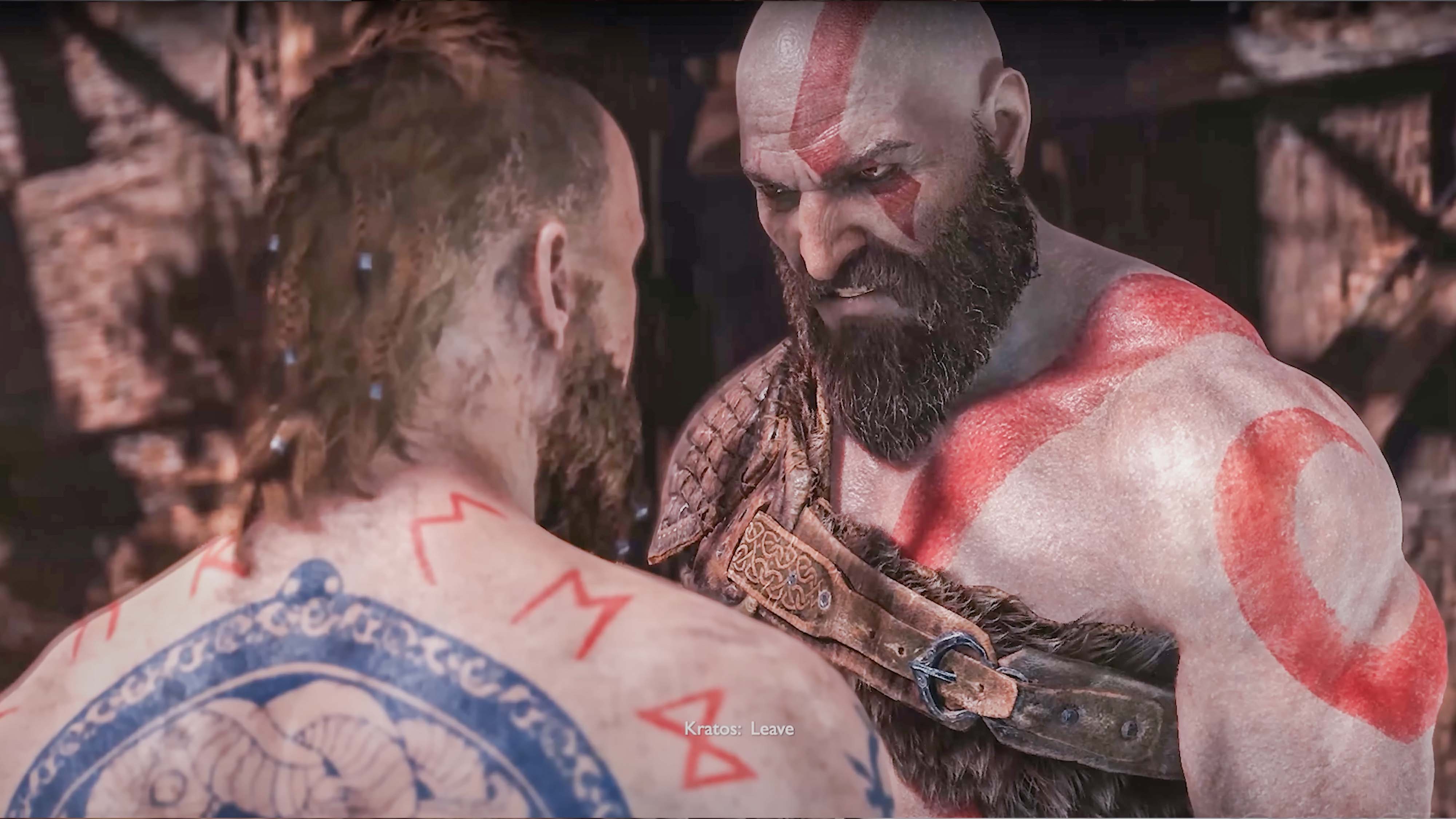 Кадр из God of War (2018).