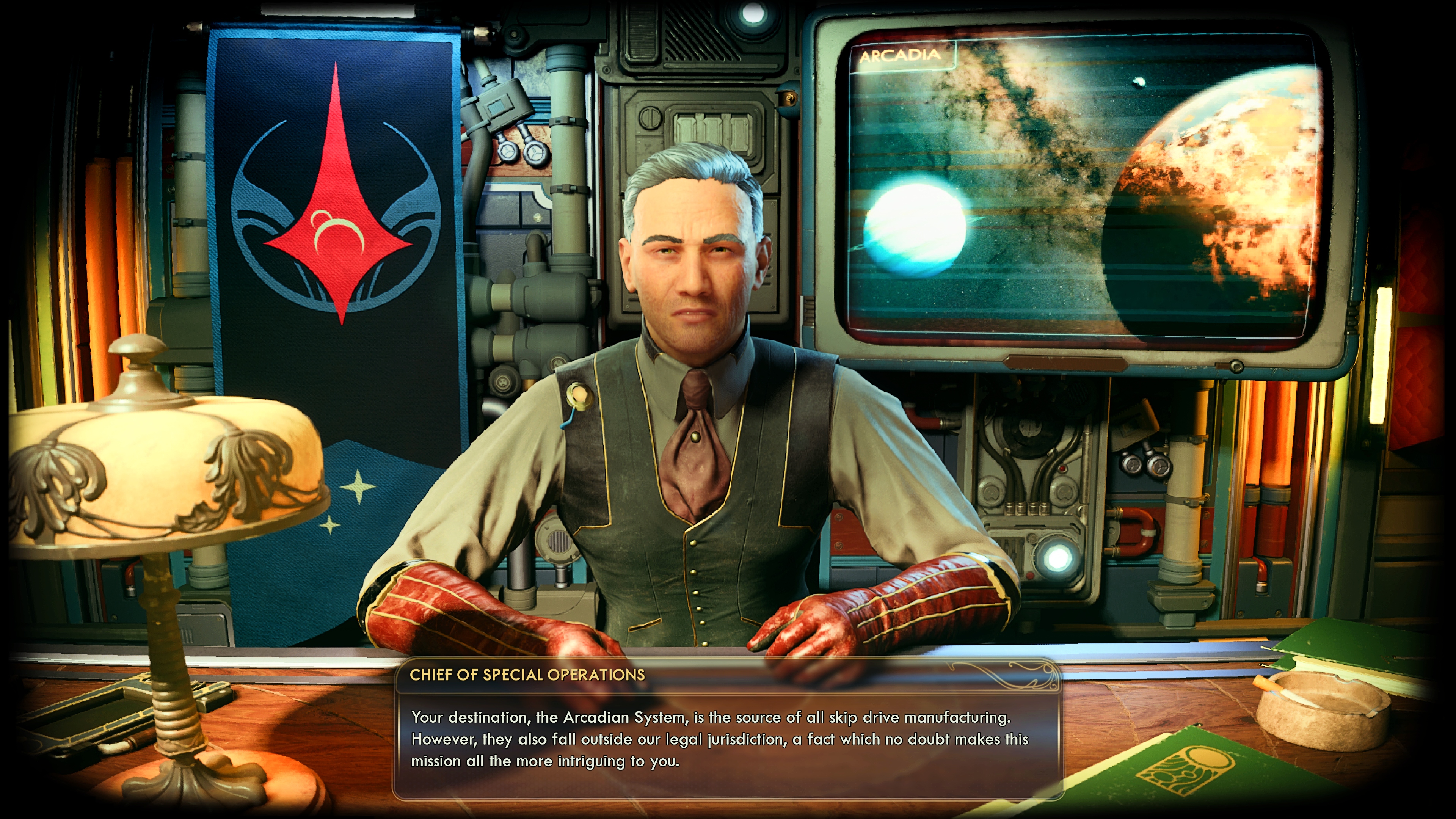 Скриншот превью The Outer Worlds 2, запущенного на Xbox Series X.
