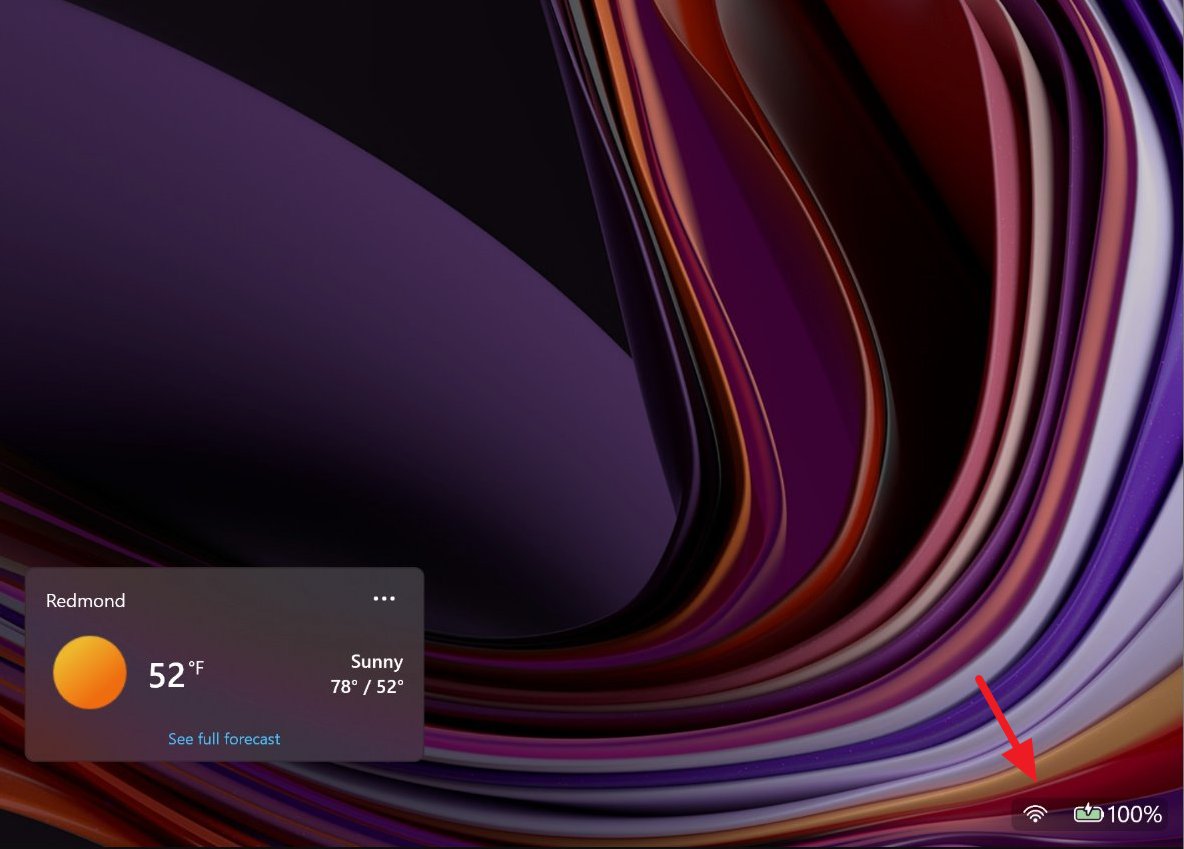 Новый значок батареи на экране блокировки