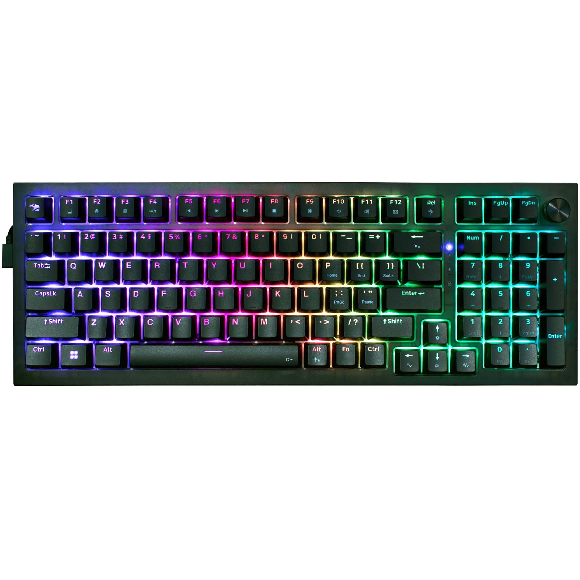 iBuyPower MK9 Pro RGB Mechanical Keyboard on a white background.