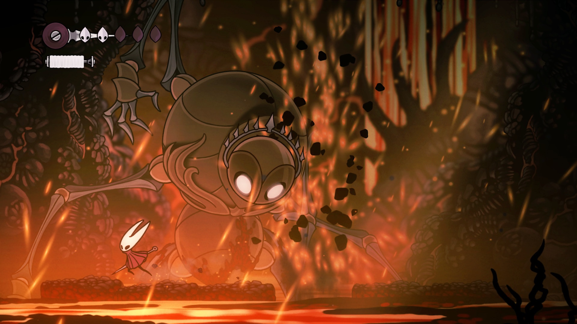 Hollow Knight: Silksong lava bug