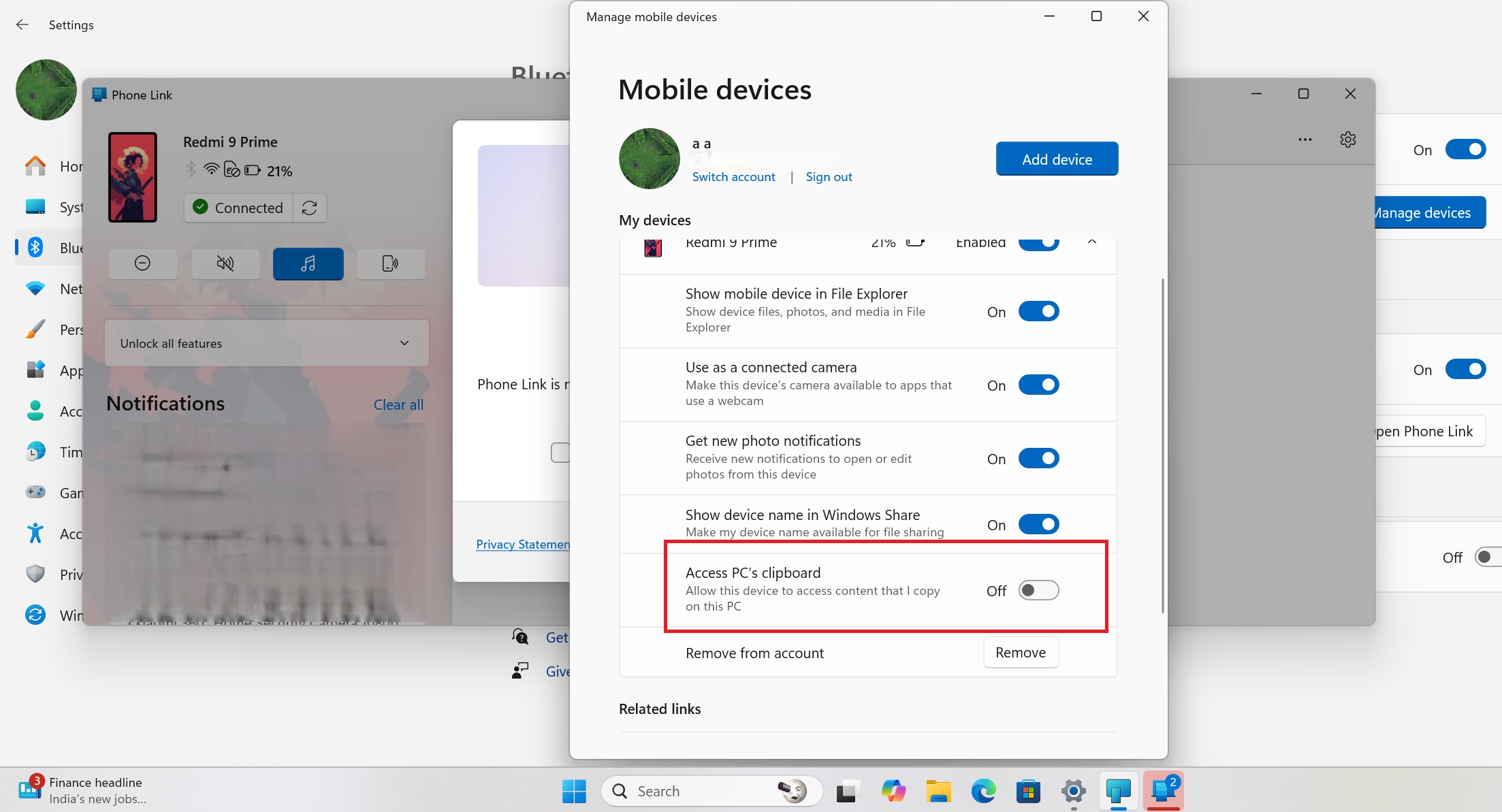 Windows 11 и Android стали ближе: секретная функция синхронизации буфера обмена уже здесь!