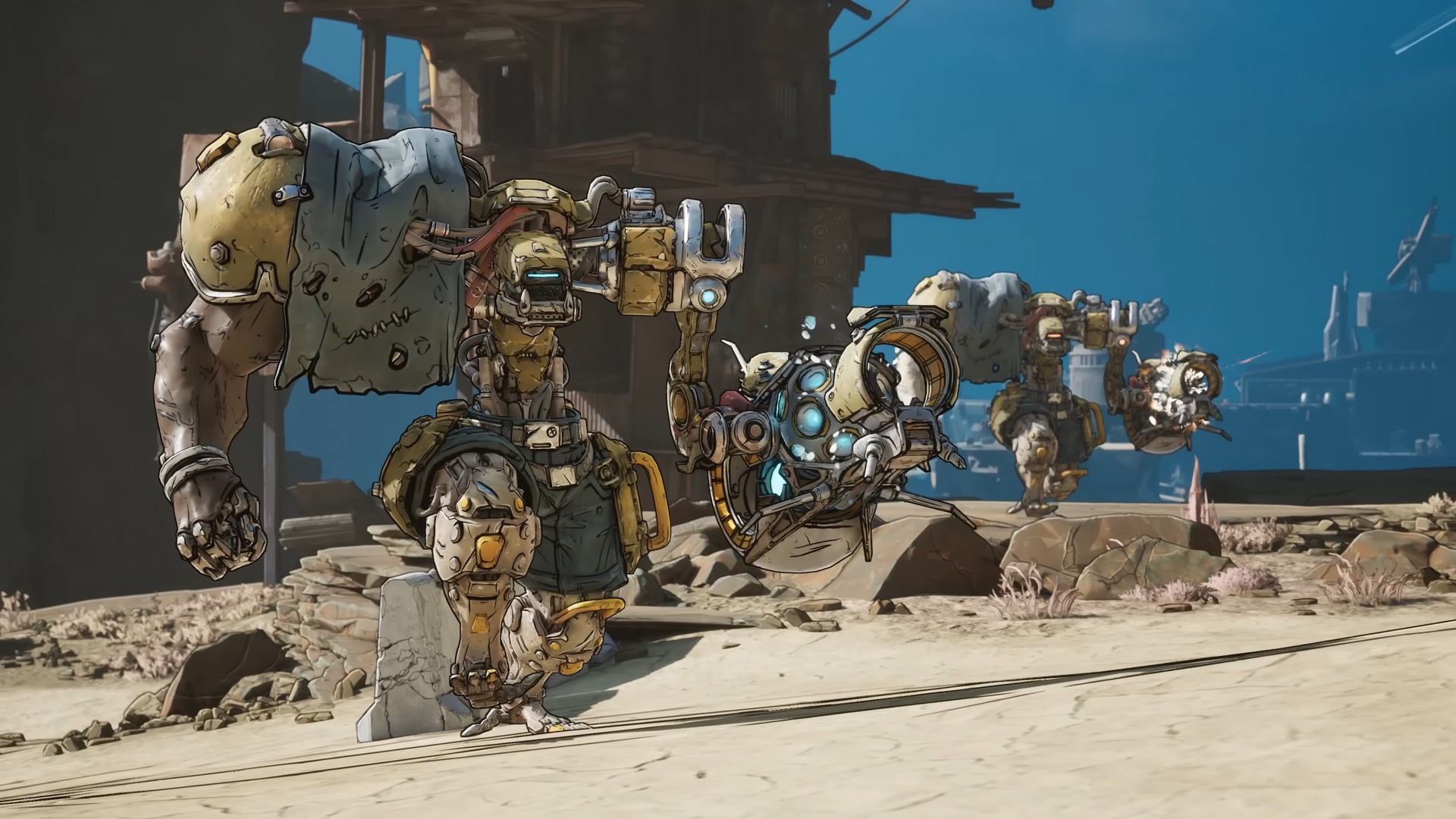 Borderlands 4 screenshot of enemies in a biome.