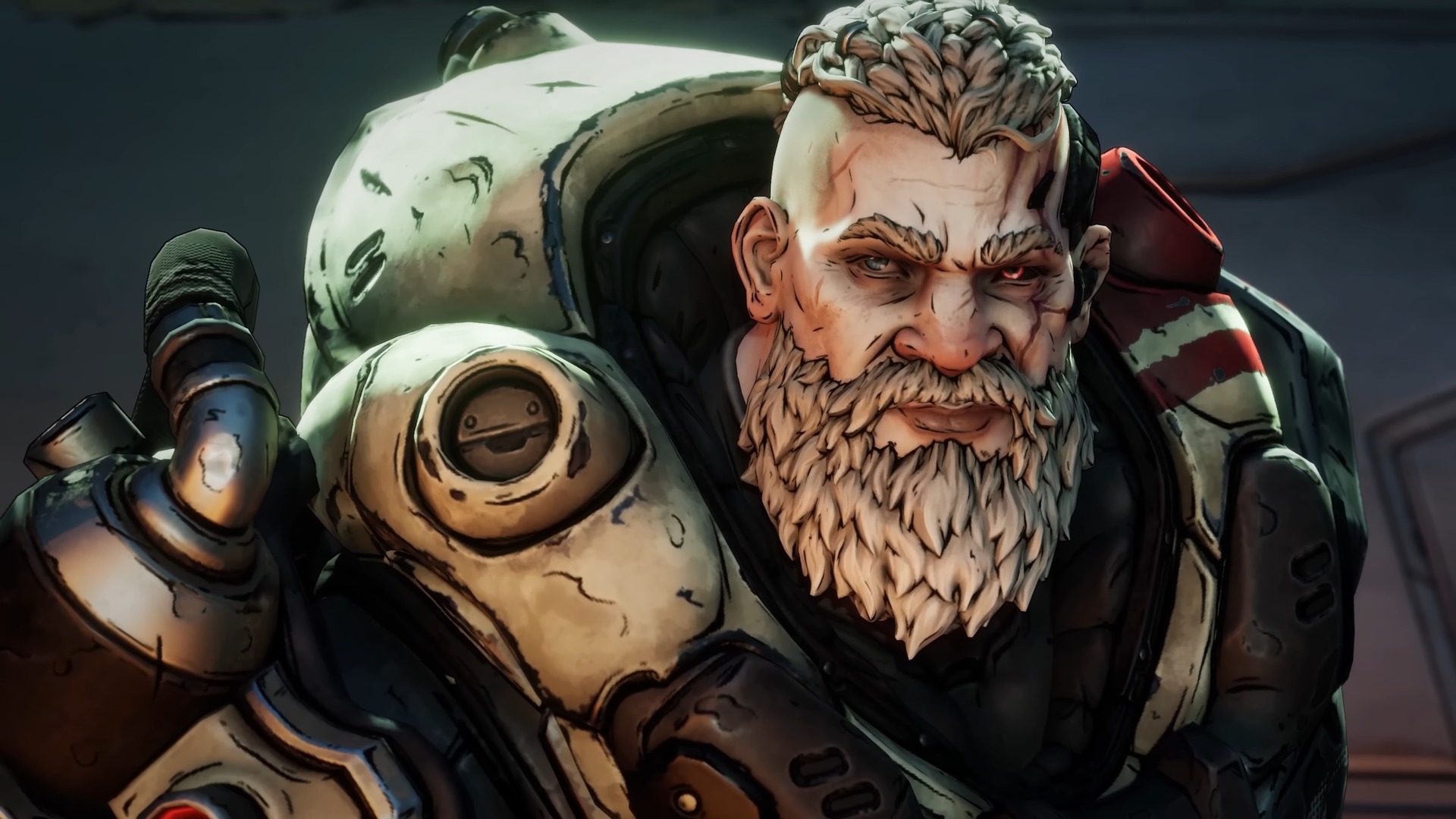 Borderlands 4 screenshot showing a stylized character.