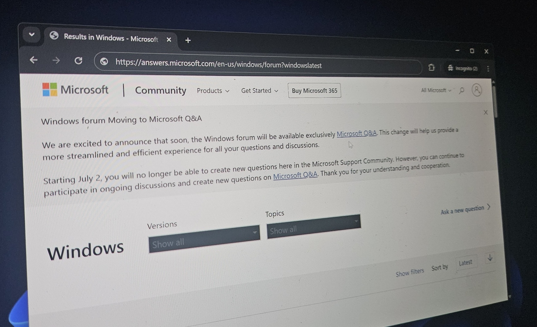 Прощай, "запусти SFC": Microsoft закрывает Microsoft Answers в пользу Microsoft Learn Q&A