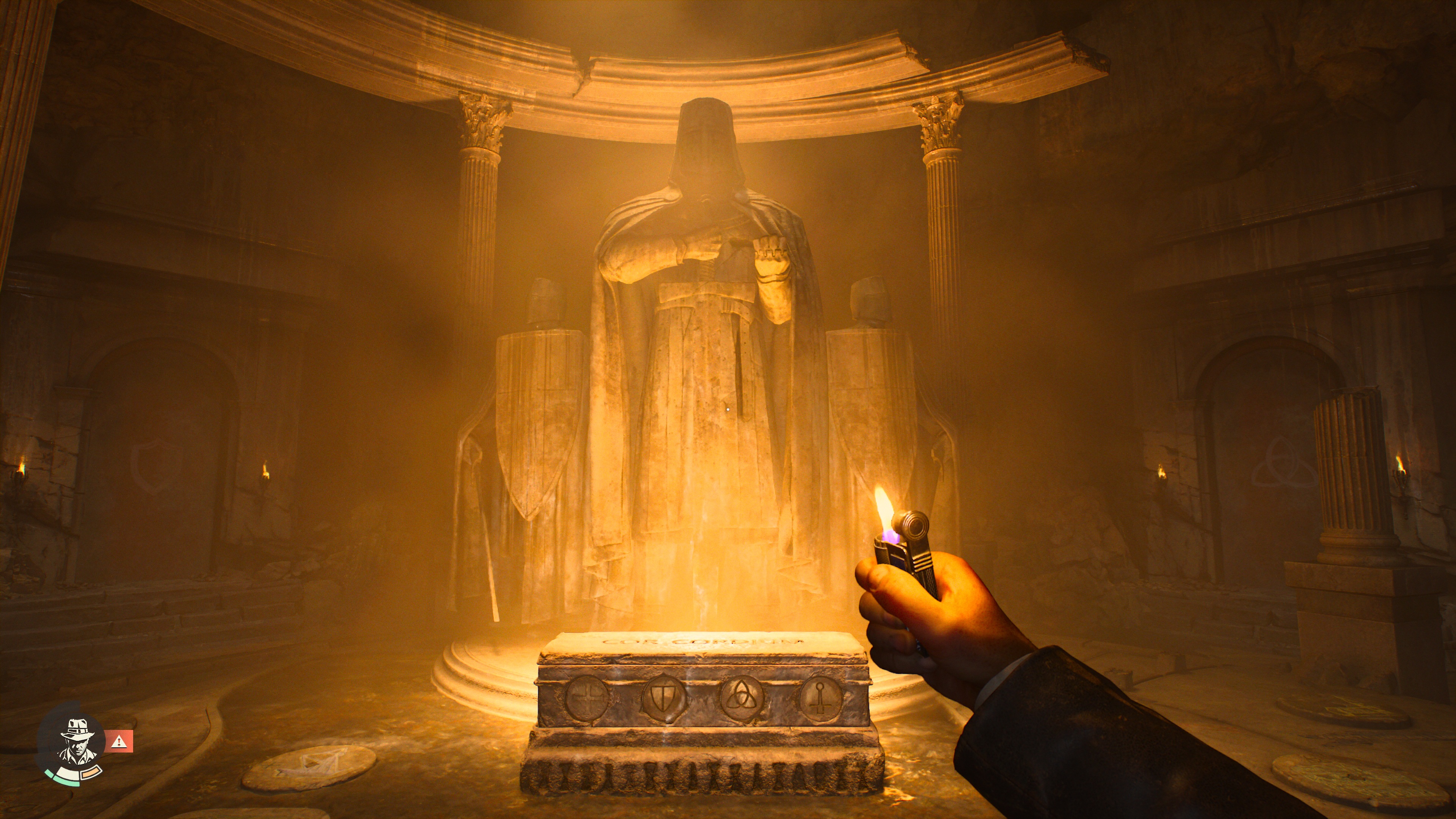 Статуя крестоносца в Indiana Jones and the Great Circle The Order of Giants