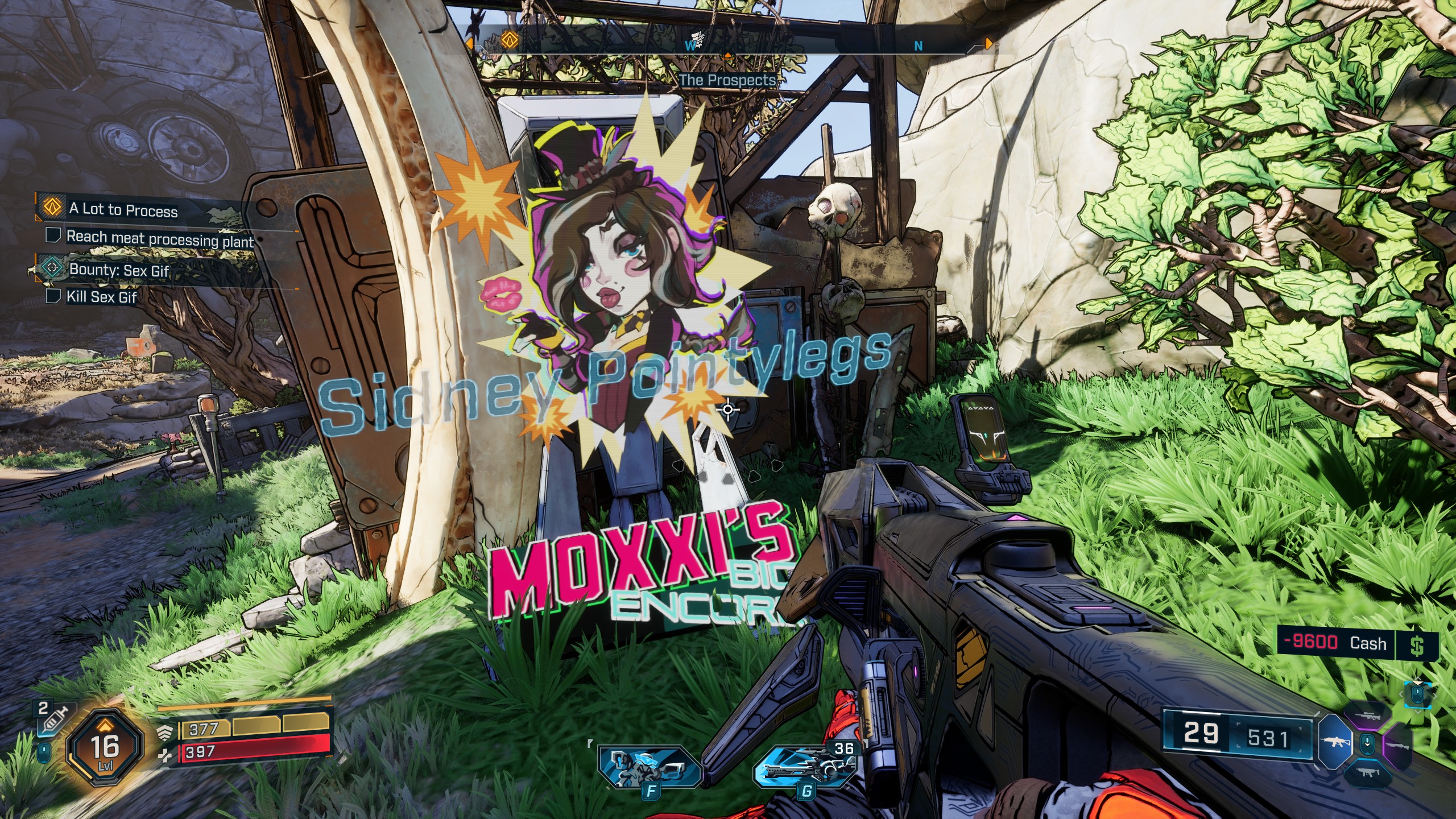 Borderlands 4 screenshot of Mad Moxxi's Encore