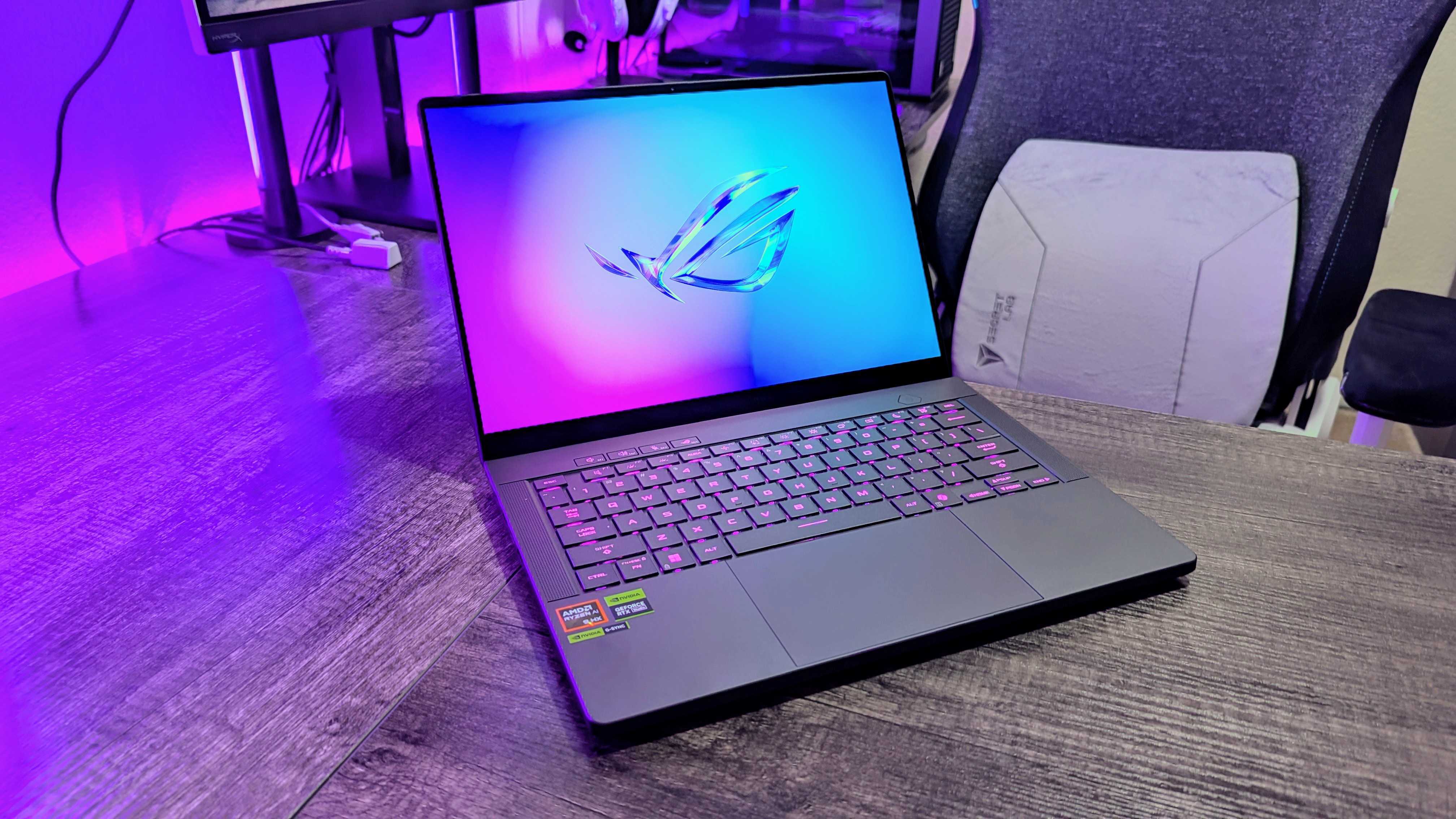 Image of the ASUS ROG Zephyrus G14 (2025) gaming laptop.