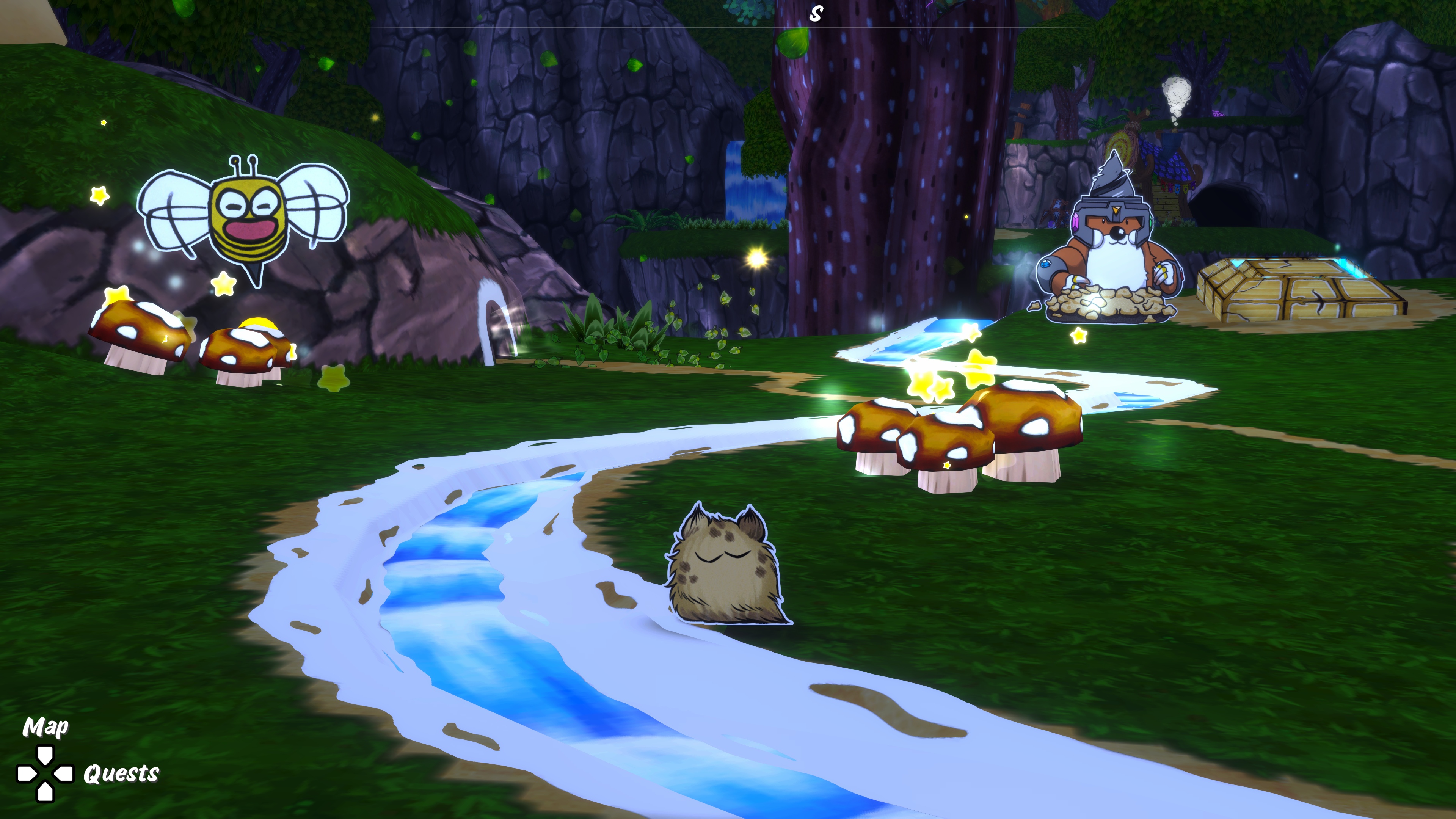 Скриншот игры Ruffy and the Riverside на Xbox Series X.