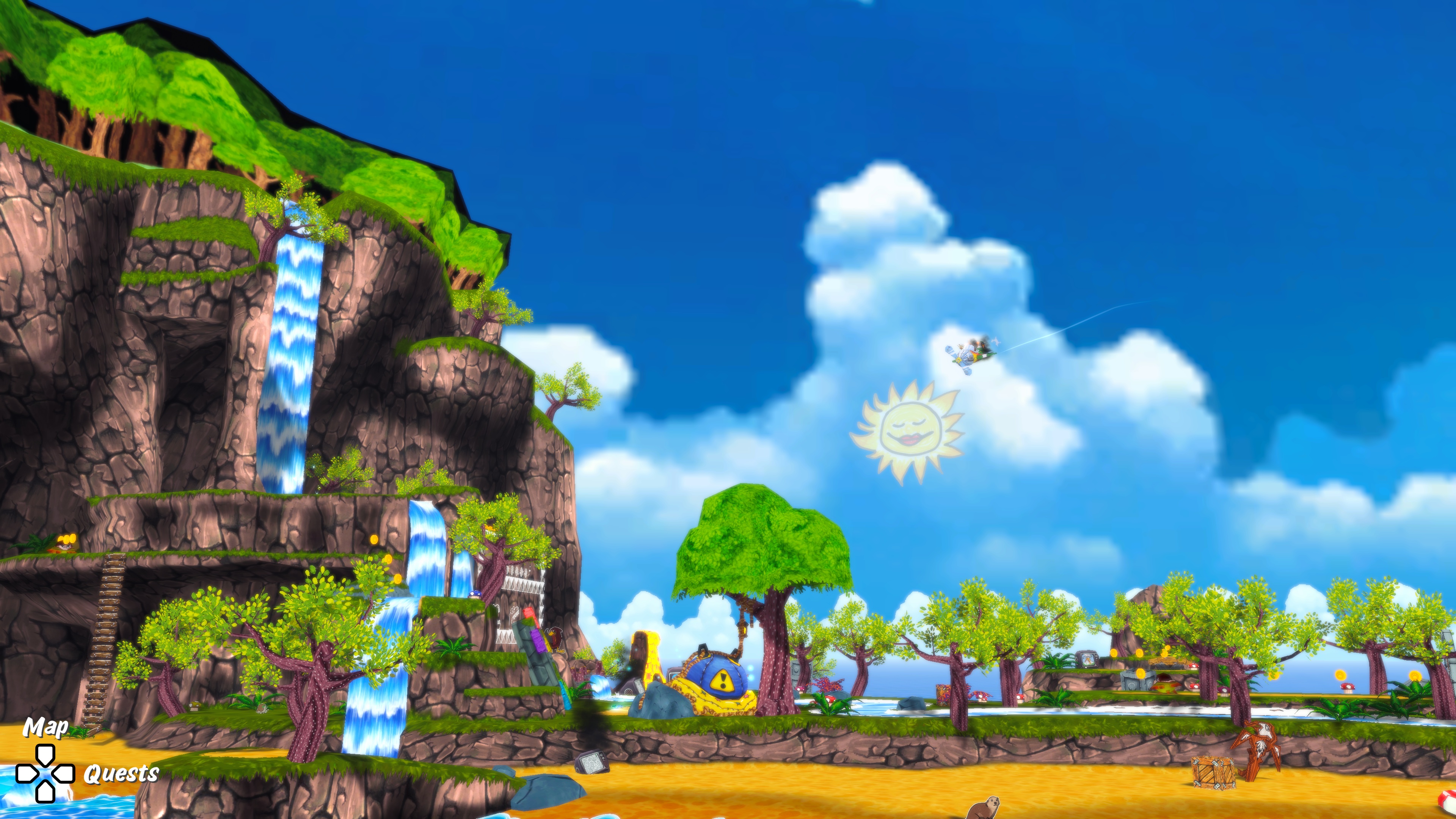 Скриншот игры Ruffy and the Riverside на Xbox Series X.