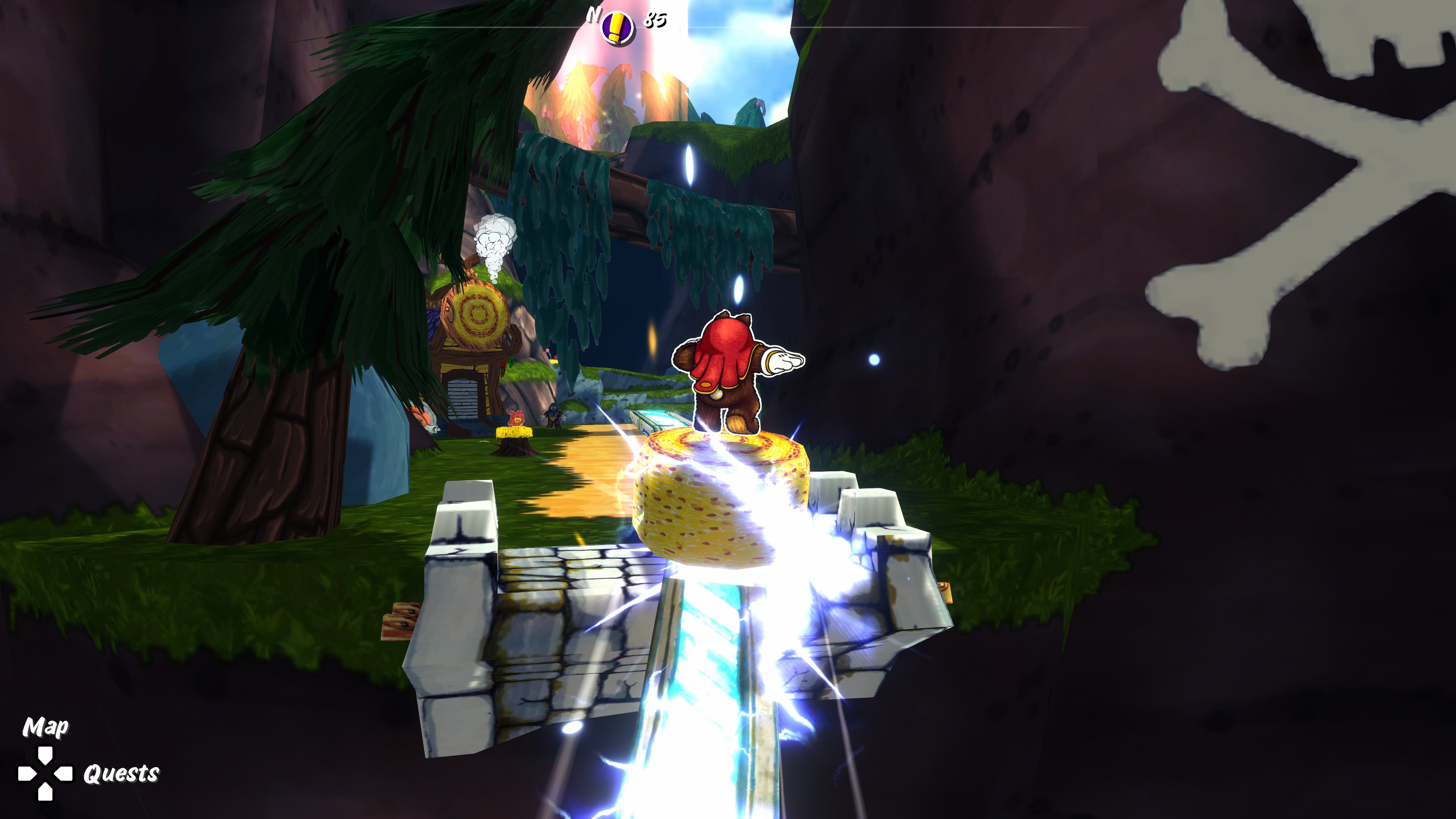 Скриншот игры Ruffy and the Riverside на Xbox Series X.