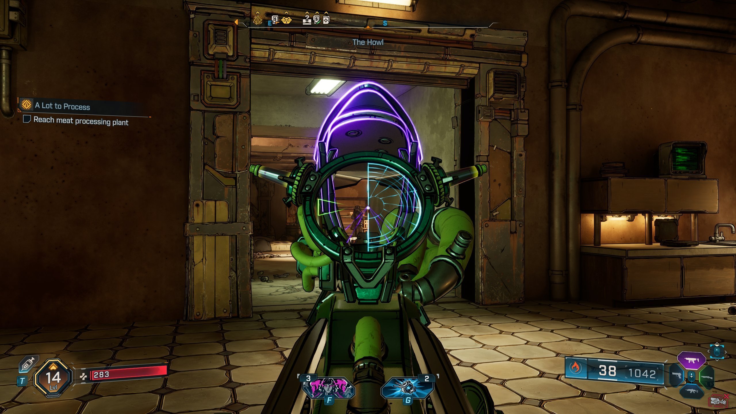 Comparison showing the FOV between PC and console