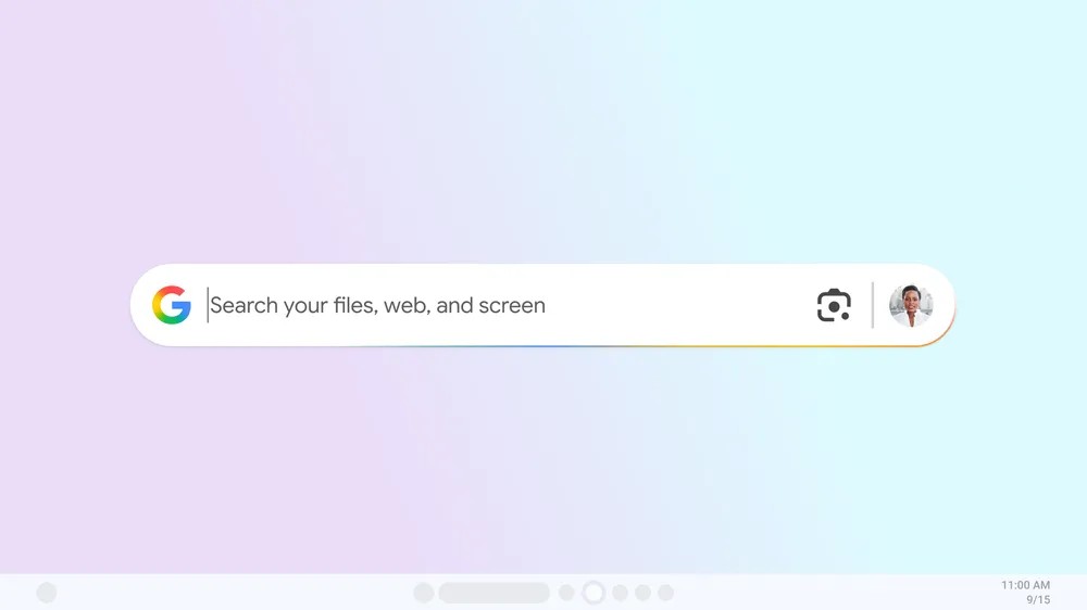 Render of the new Google app for Windows