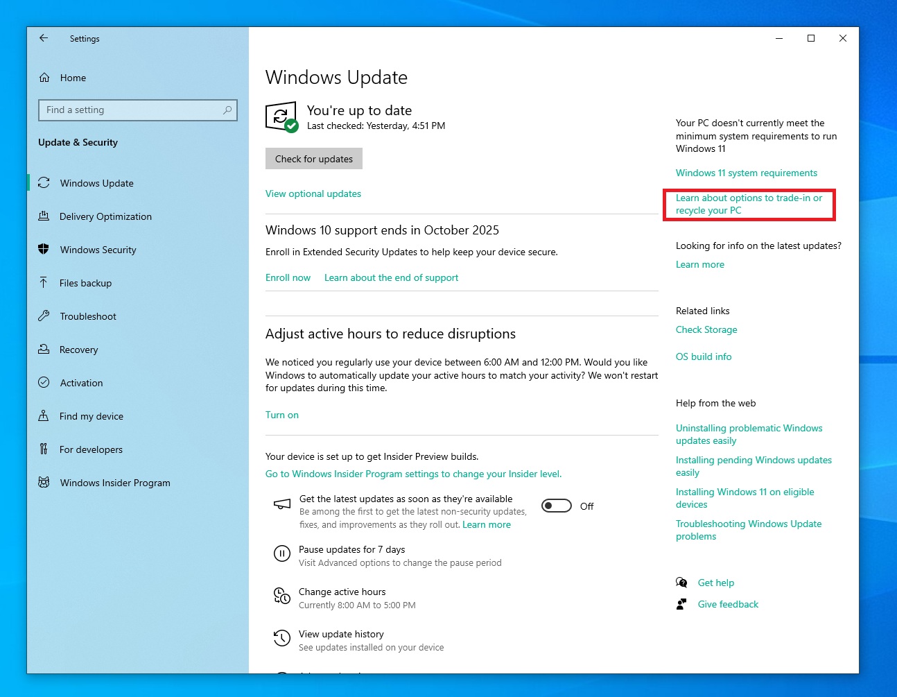 Что делать со старым компьютером? Microsoft намекает на утилизацию Windows 10 ПК
