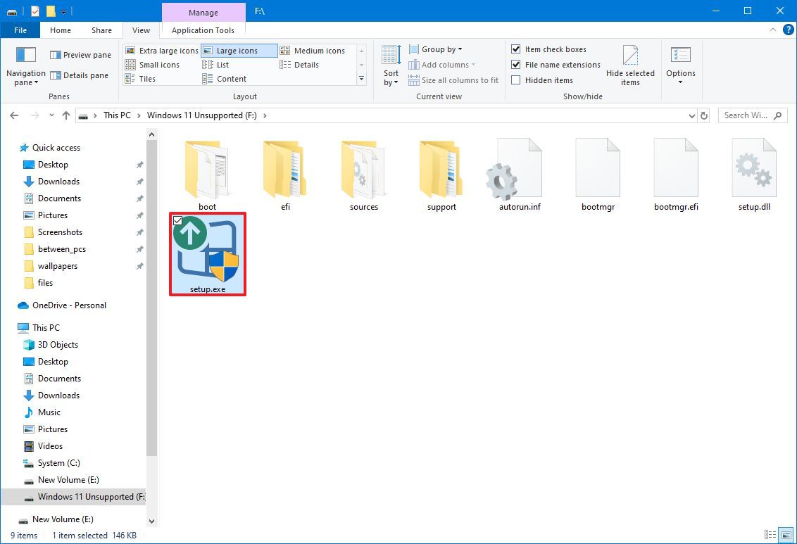 Запуск установки Windows 11