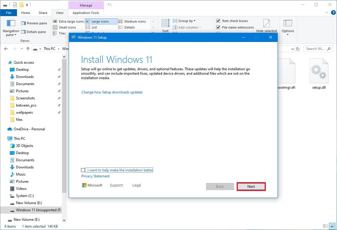 Обновление Windows 11 на неподдерживаемом устройстве