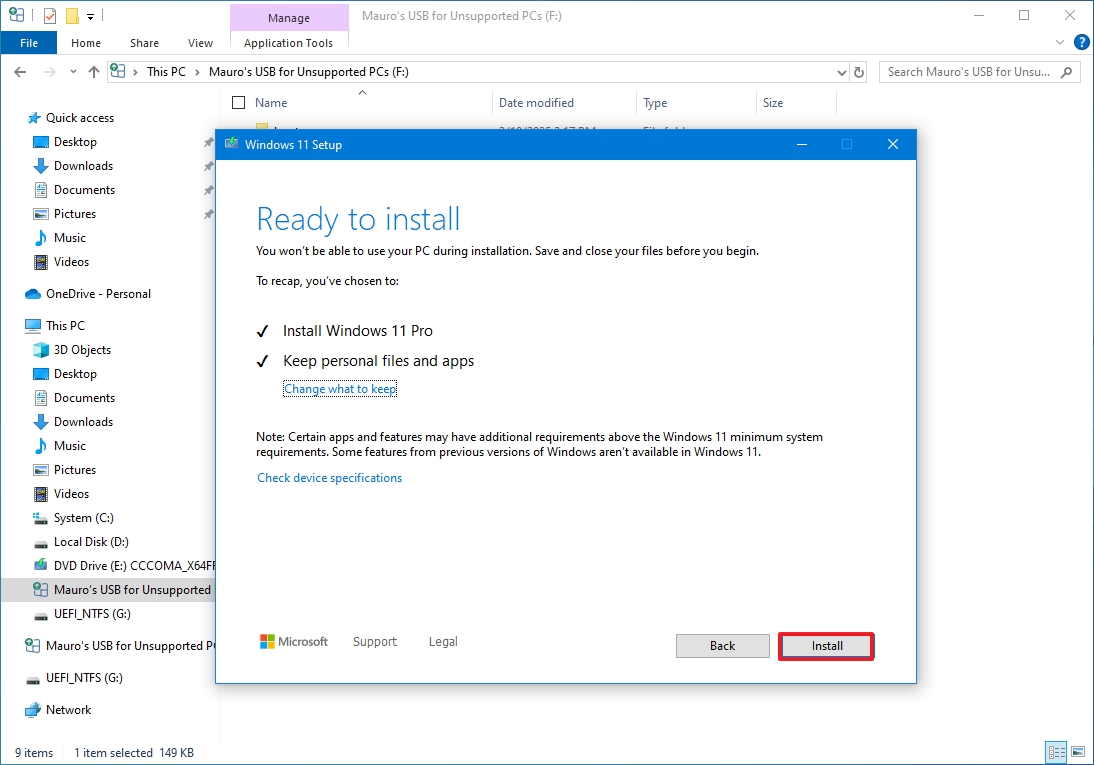 Установка Windows 11