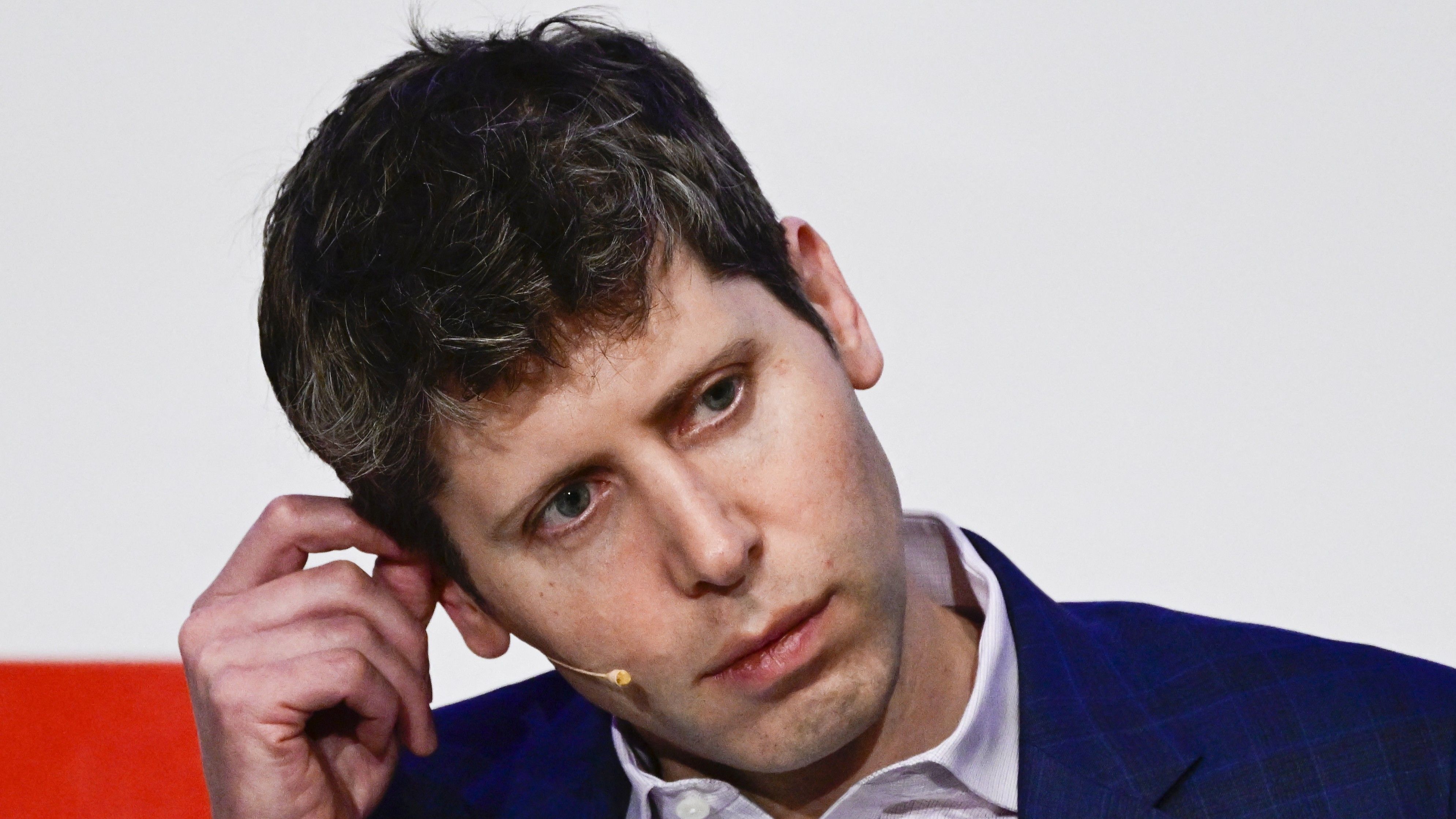 OpenAI CEO Sam Altman speaks at a panel discussion on potentials, perspectives and challenges in the age of Artificial Intelligence (AI) at the Technical University (TU) in Berlin on February 7, 2025.