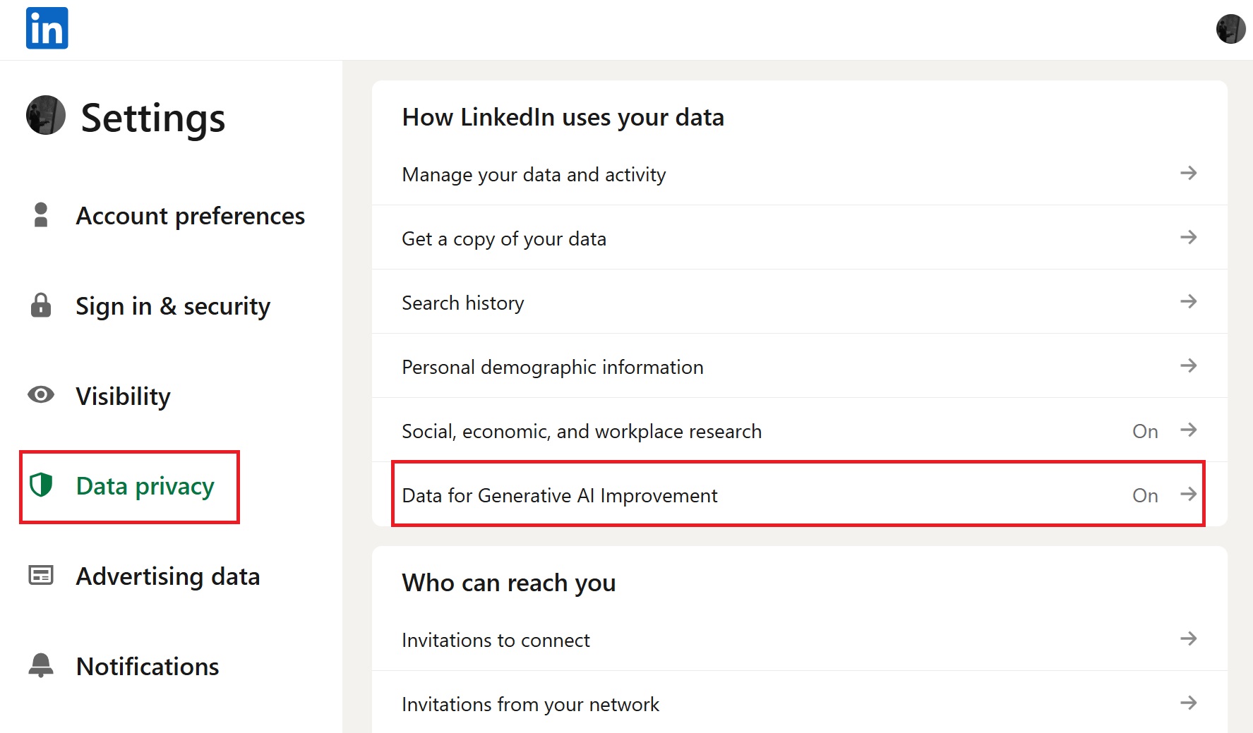 Ваши данные помогут ИИ в LinkedIn: как отказаться от "улучшений"