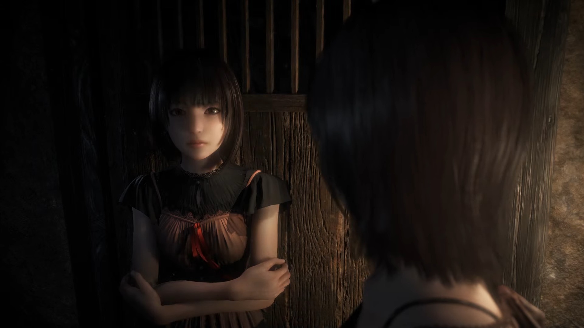 In-game screenshot of Fatal Frame II: Crimson Butterfly Remake