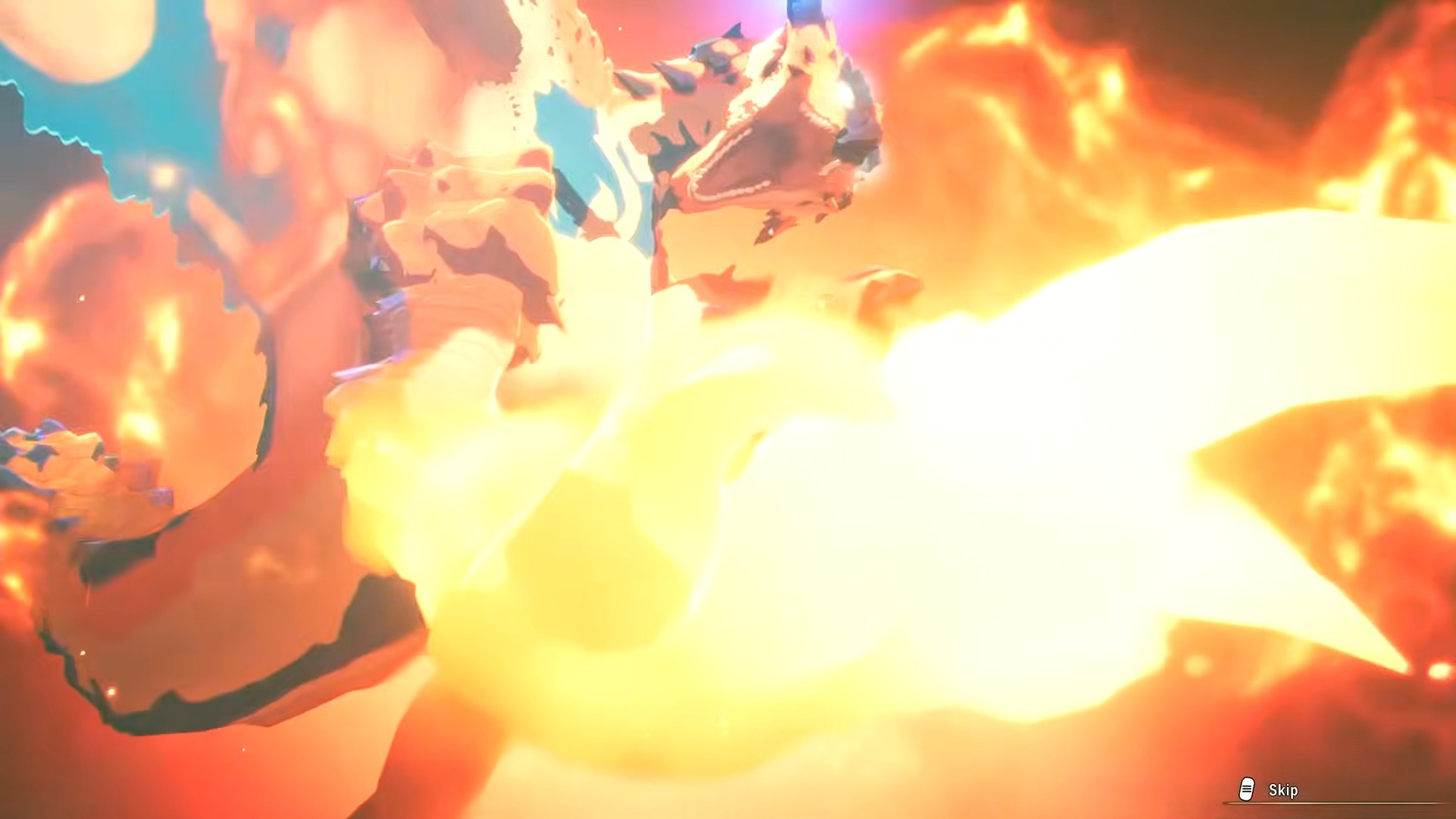In-game screenshot of Rathalos performing its Kinship Skill in Monster Hunter Stories 3: Twisted Reflection