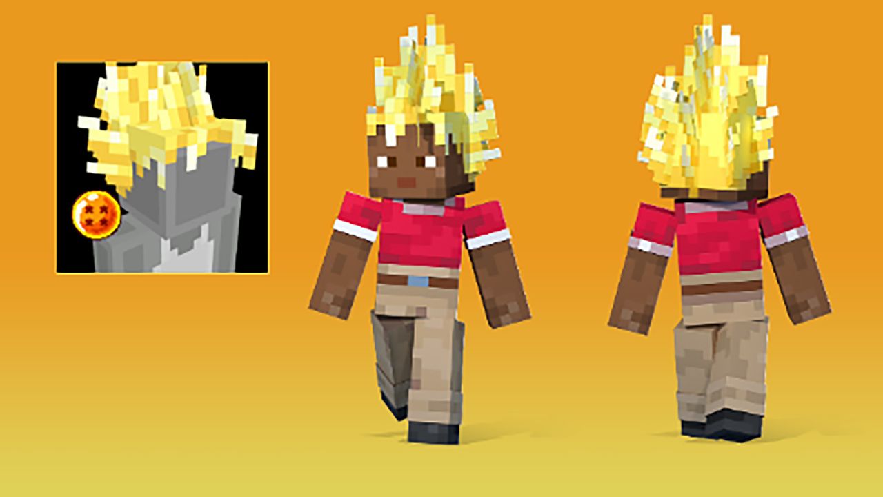 Неожиданный сюрприз для фанатов Minecraft: прическа Супер Сайяна из Dragon Ball Z – и она бесплатна!