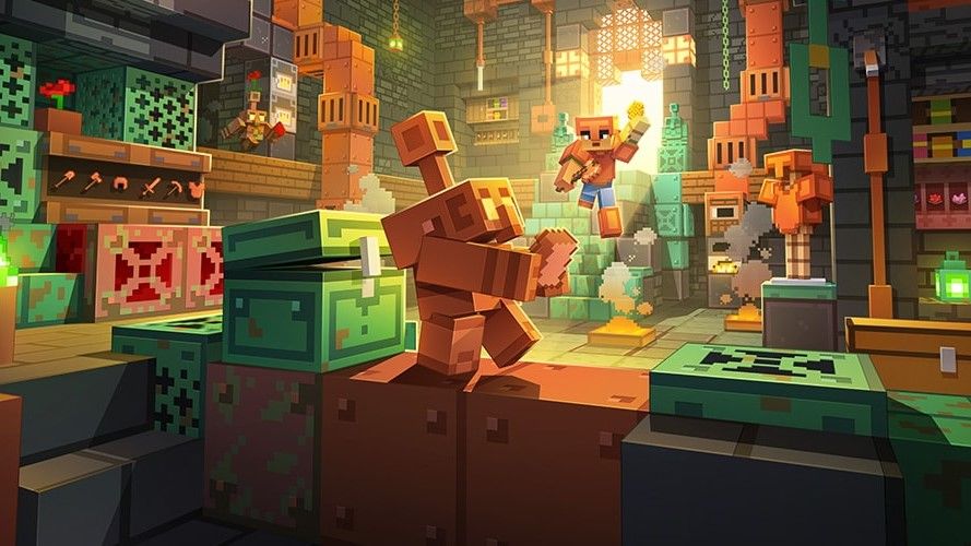 Minecraft открывает медную эру: новые возможности и забавные медные големы ждут вас!