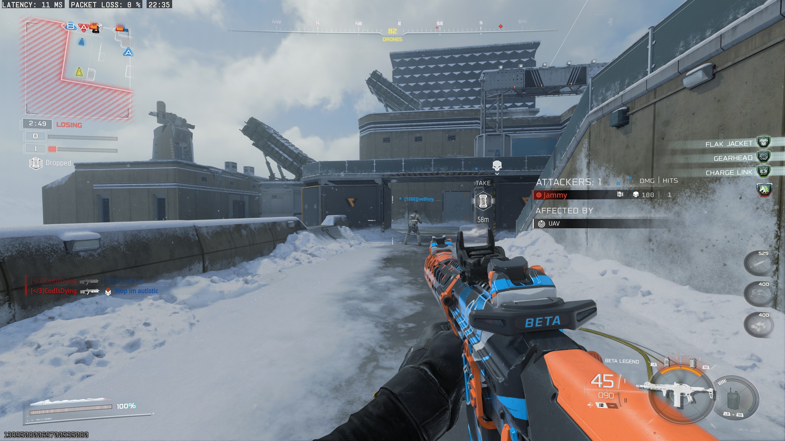 Тестирование задержки сервера между плейлистами в бета-версии Black Ops 7.