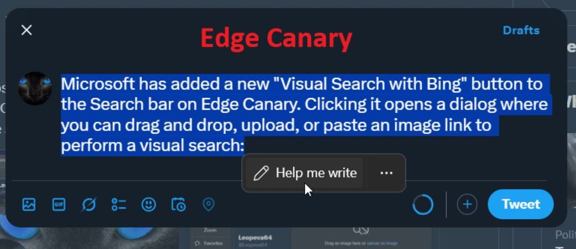 Copilot рвется в бой: Microsoft Edge настойчиво предлагает помощь ИИ в написании текстов