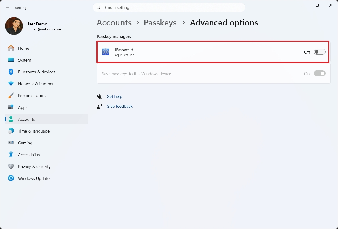 Passkeys providers extensions