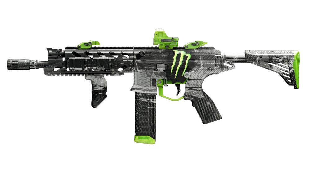 Чертеж Monster Energy Hyper Green Peacekeeper MK1 для Black Ops 7.