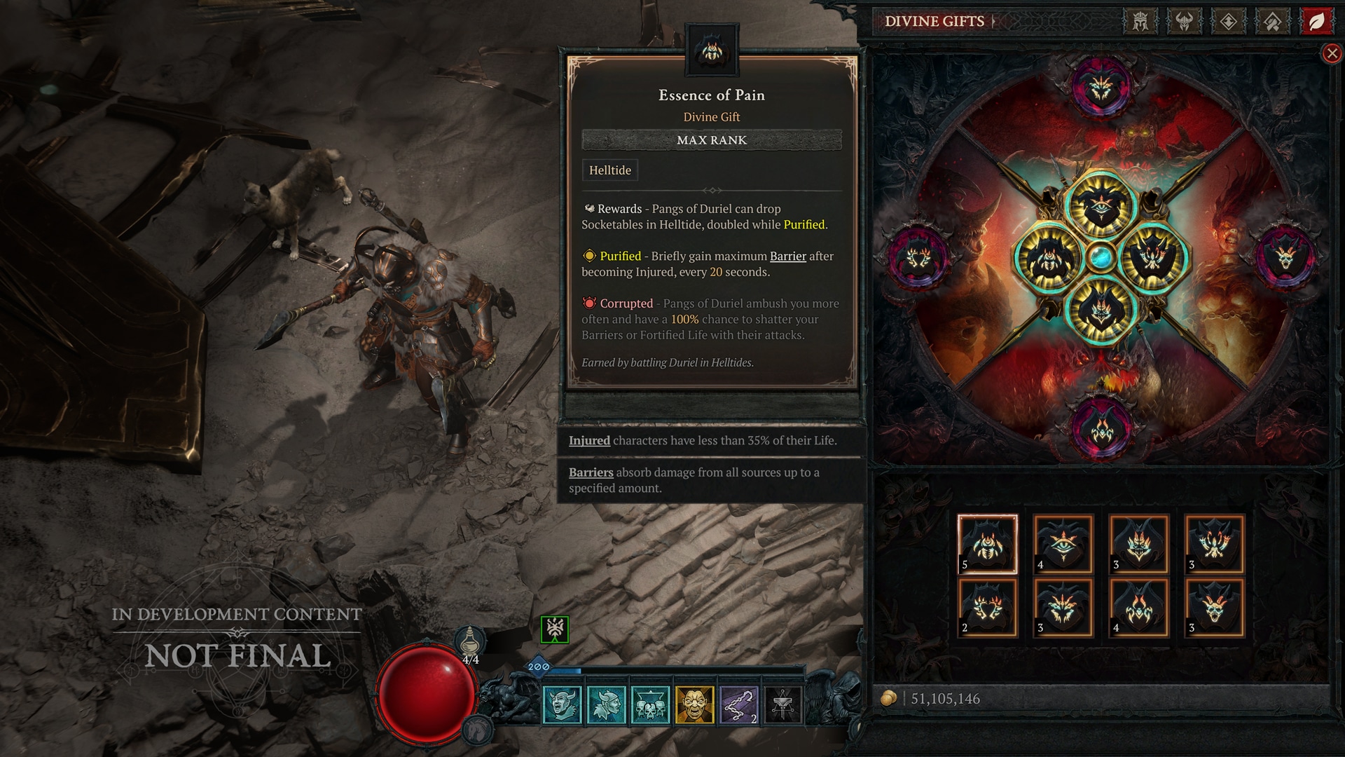 Diablo 4 screenshot from PTR 2.5.0