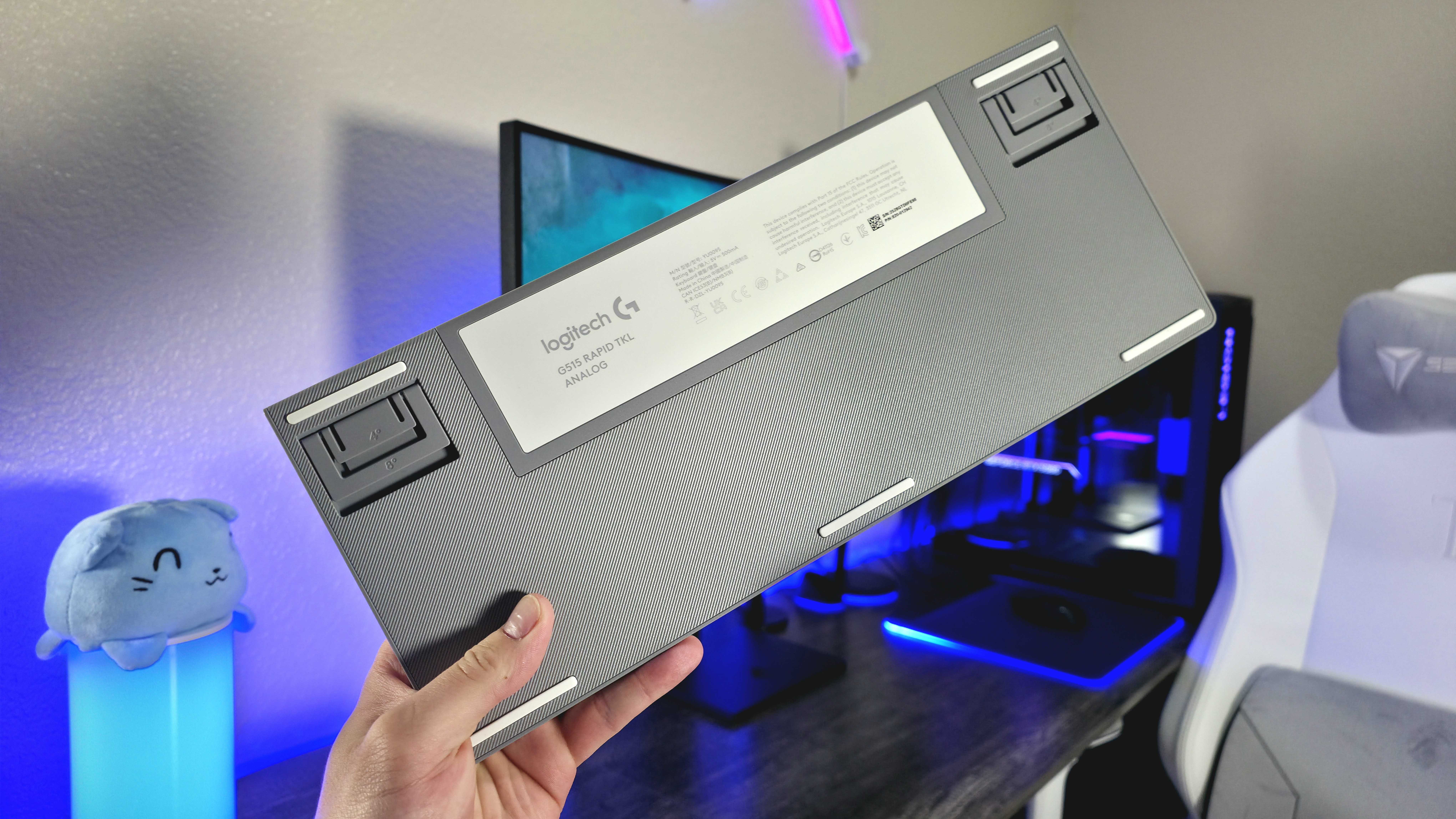 Изображение игровой клавиатуры Logitech G515 RAPID TKL.