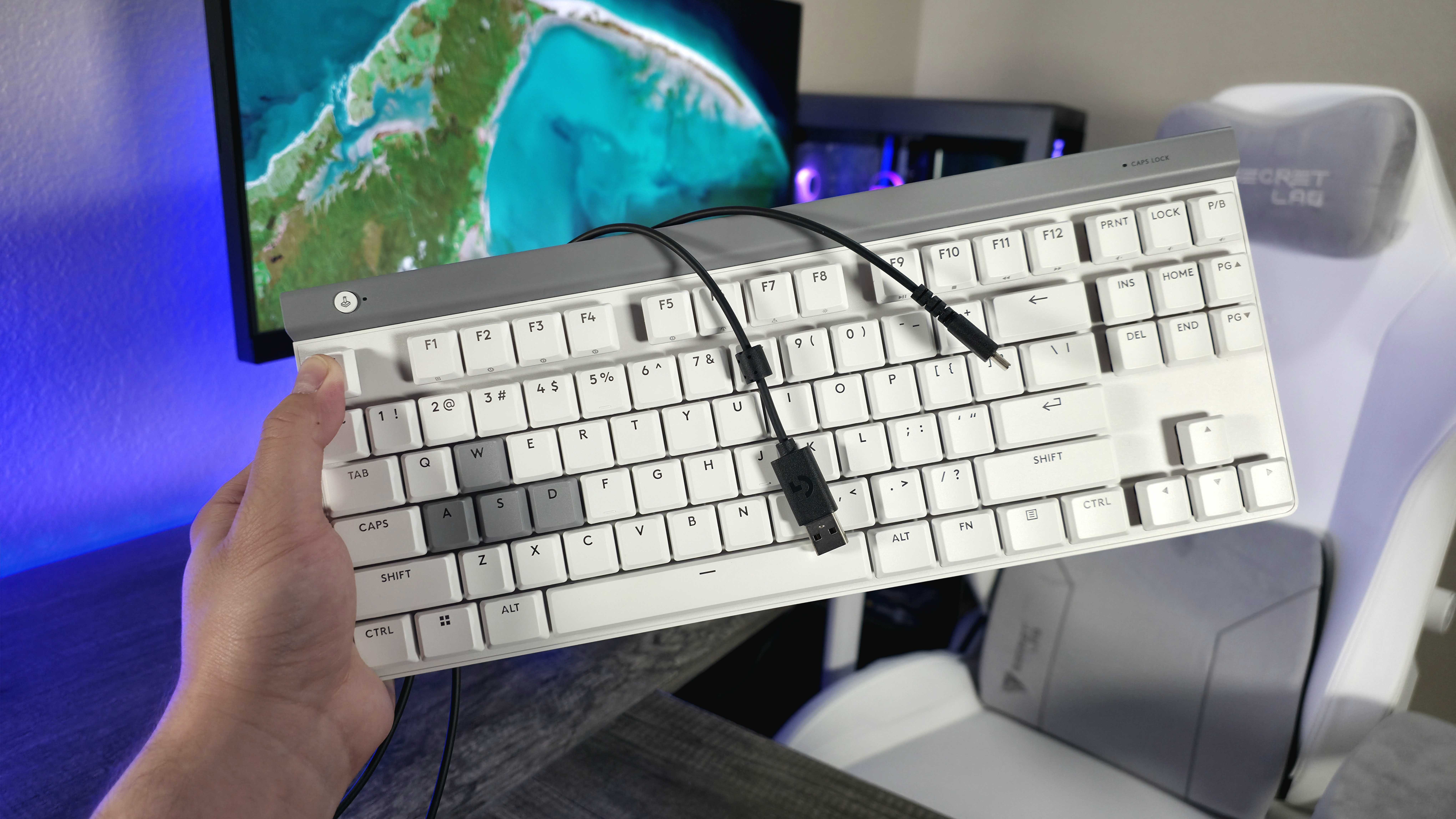 Изображение игровой клавиатуры Logitech G515 RAPID TKL.