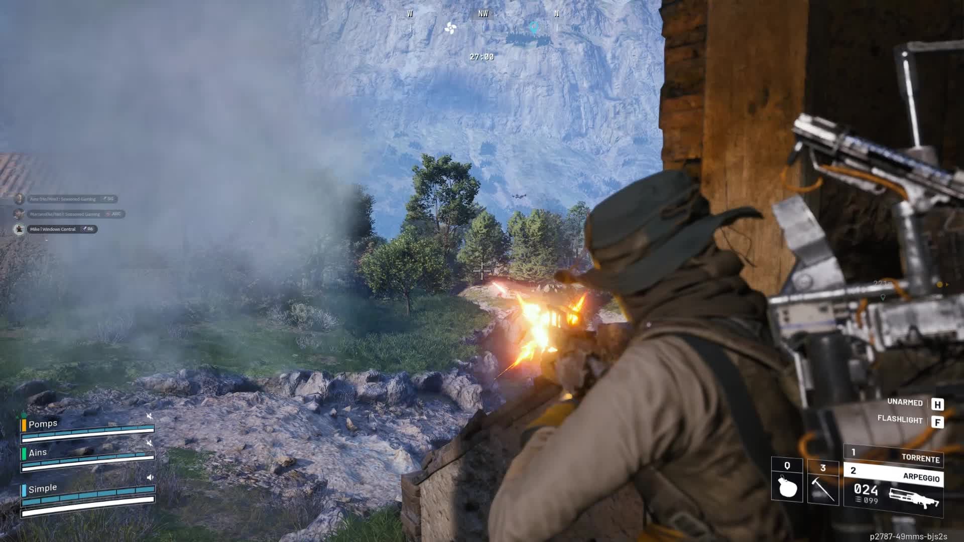 Скриншот ARC Raiders с игроком, стреляющим.