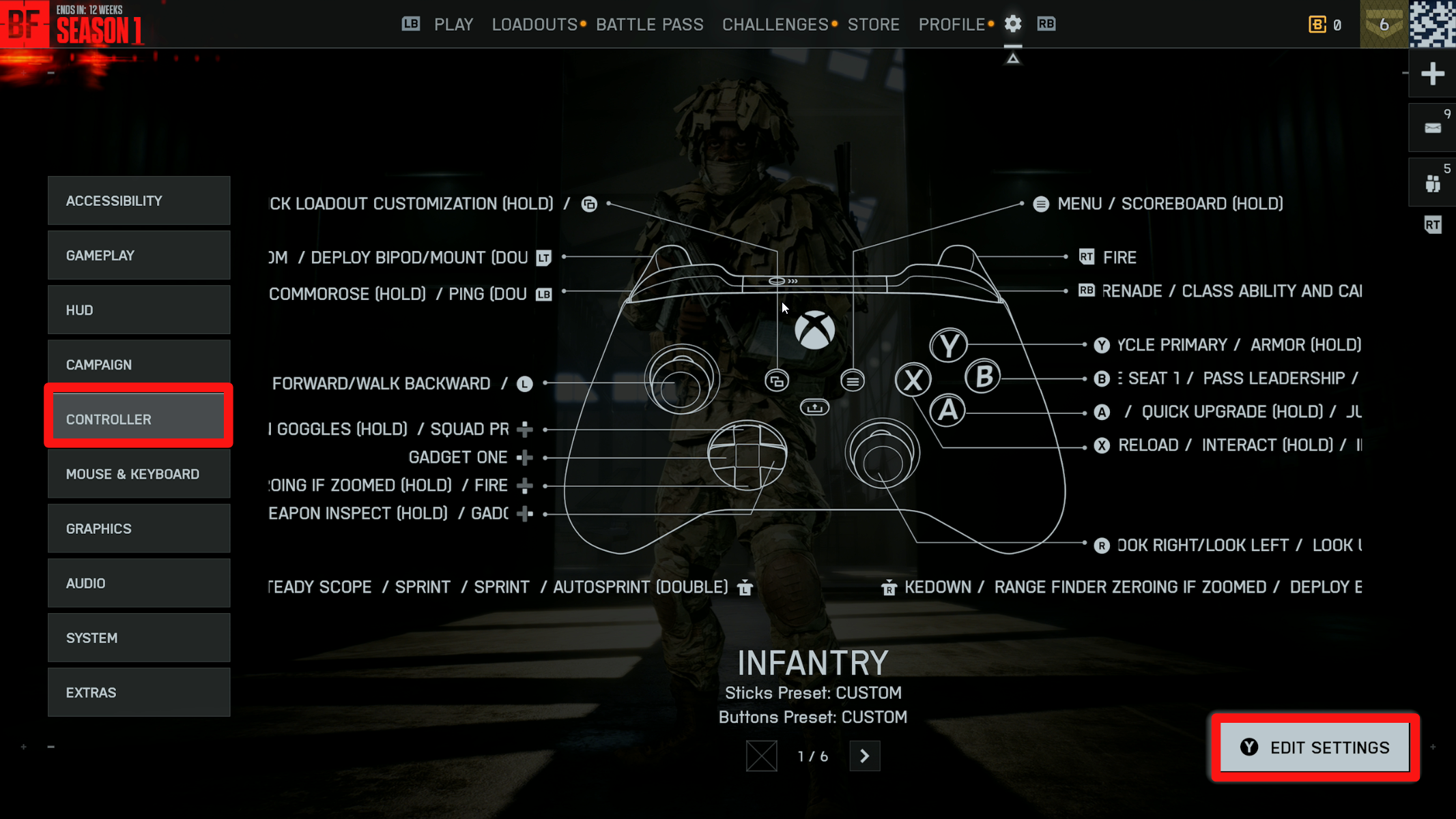Настройки Battlefield 6 и RedSec