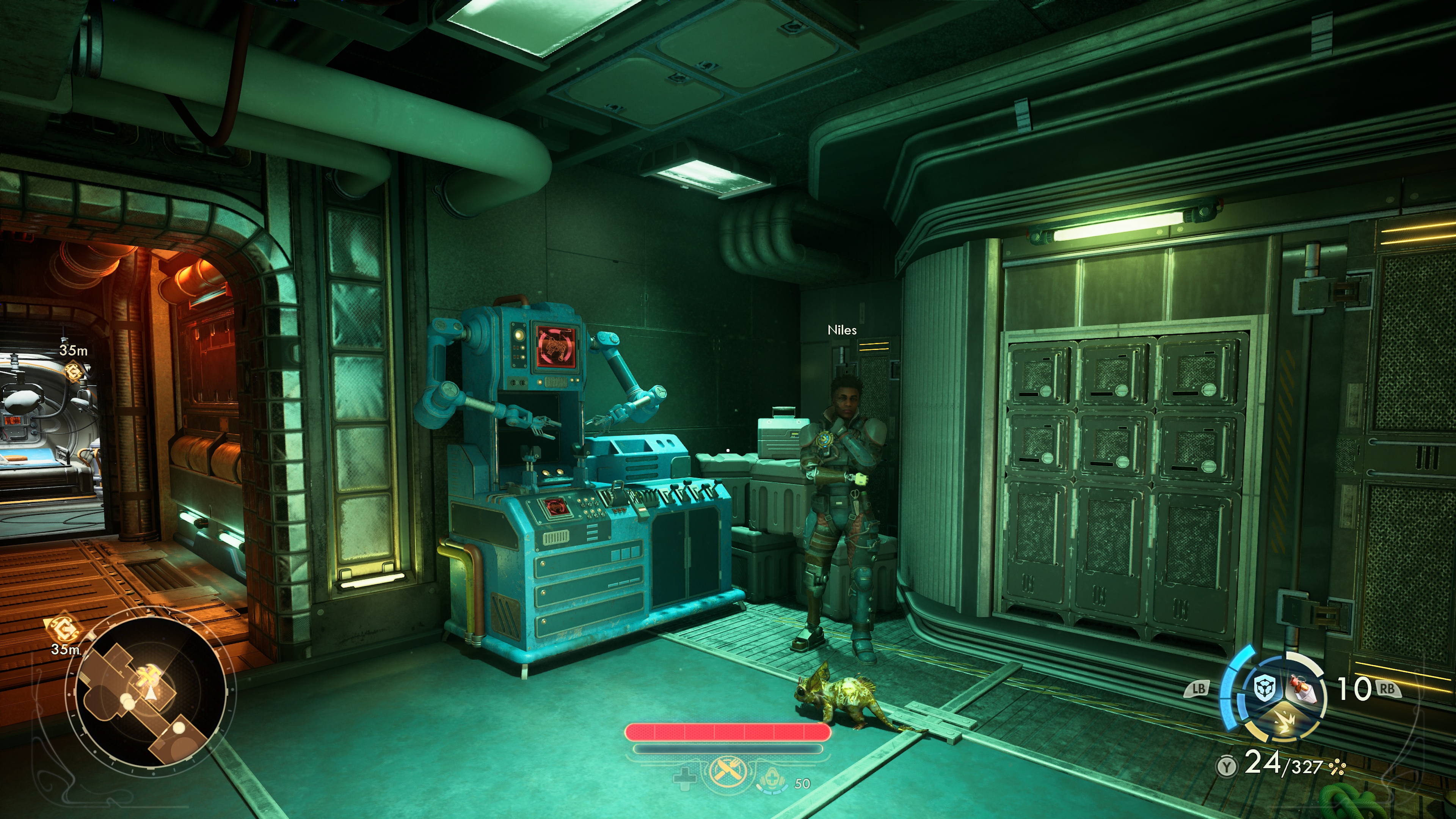 Screenshot of The Outer Worlds 2 on Xbox Series X.